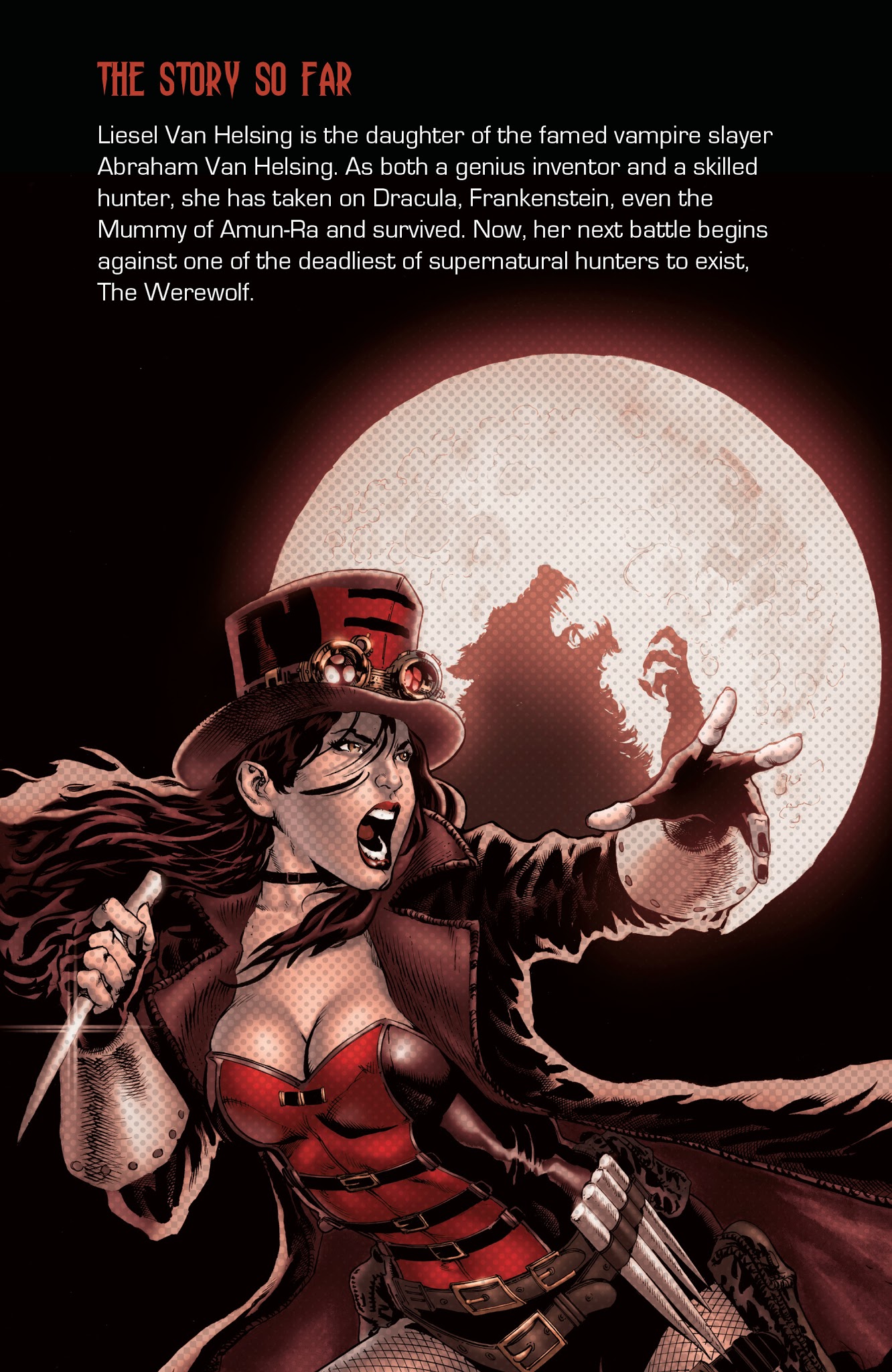 Read online Van Helsing vs. Werewolf comic -  Issue # _TPB 1 - 4