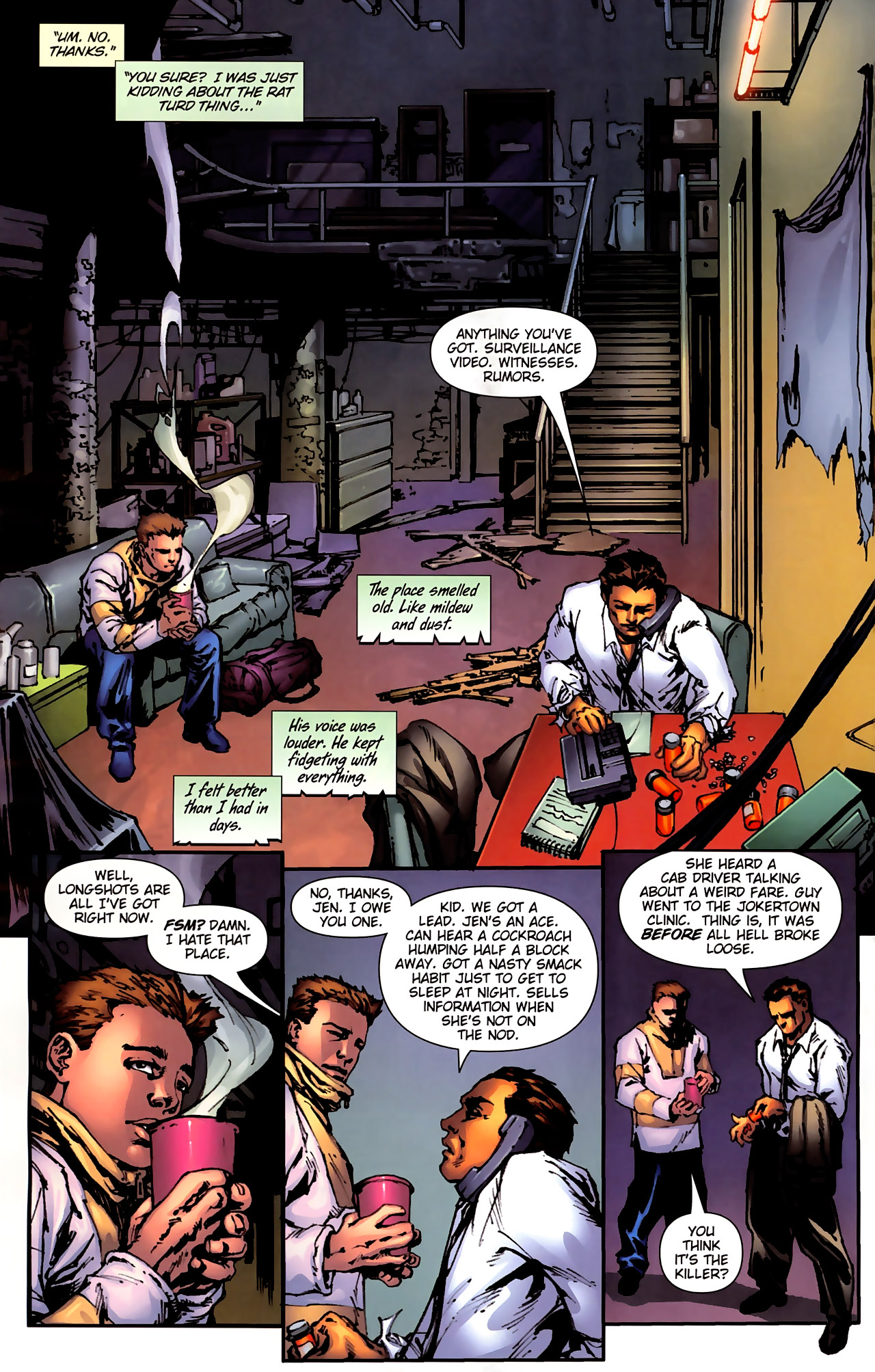 Read online George R.R. Martin's Wild Cards: The Hard Call comic -  Issue #4 - 20