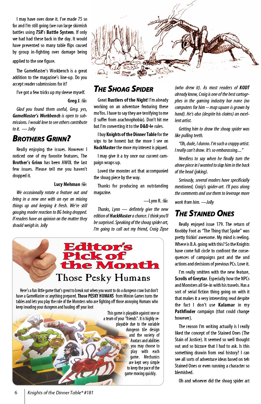 Read online Knights of the Dinner Table comic -  Issue #181 - 8