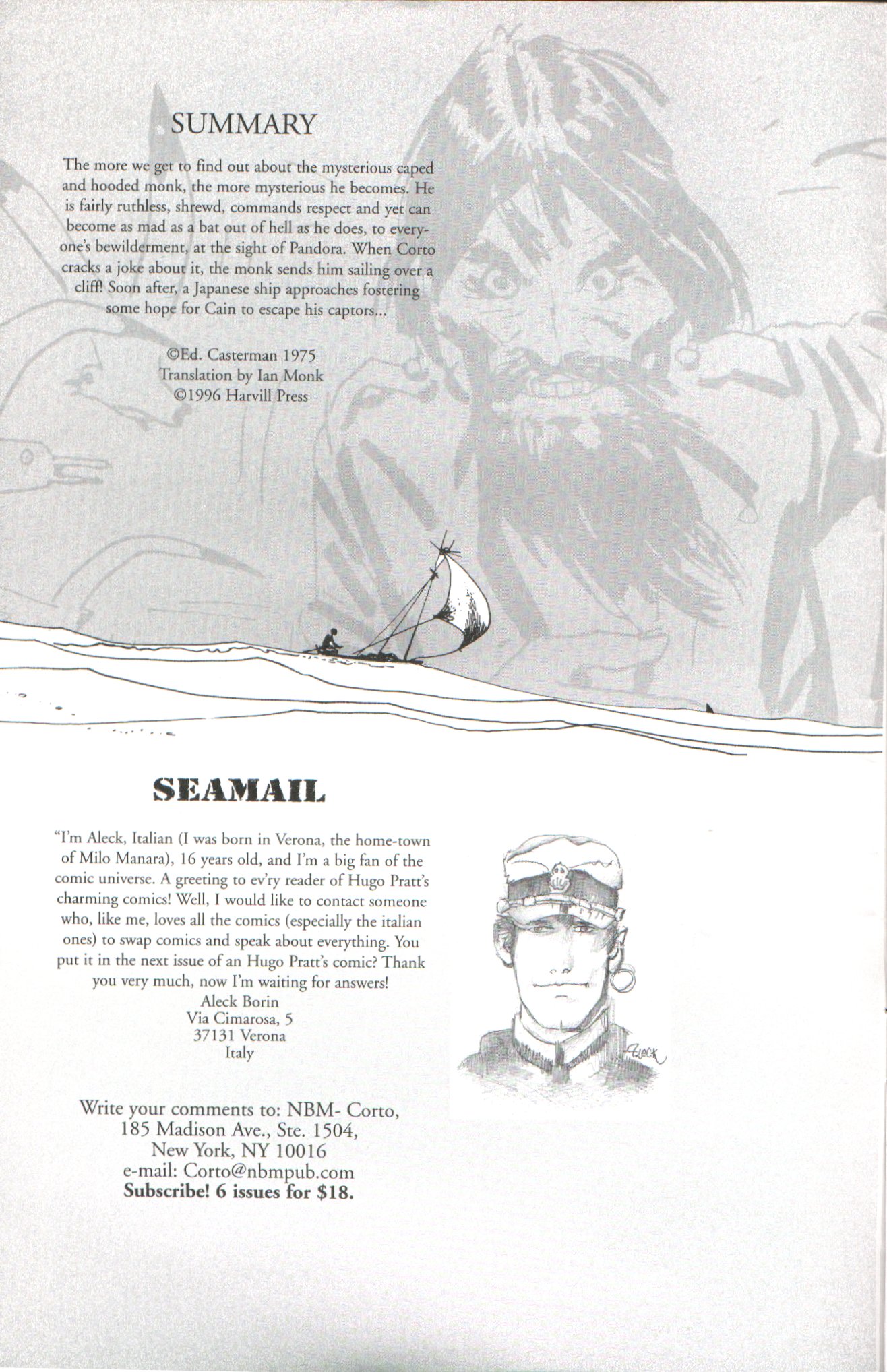 Read online Corto Maltese: Ballad of the Salt Sea comic -  Issue #5 - 2