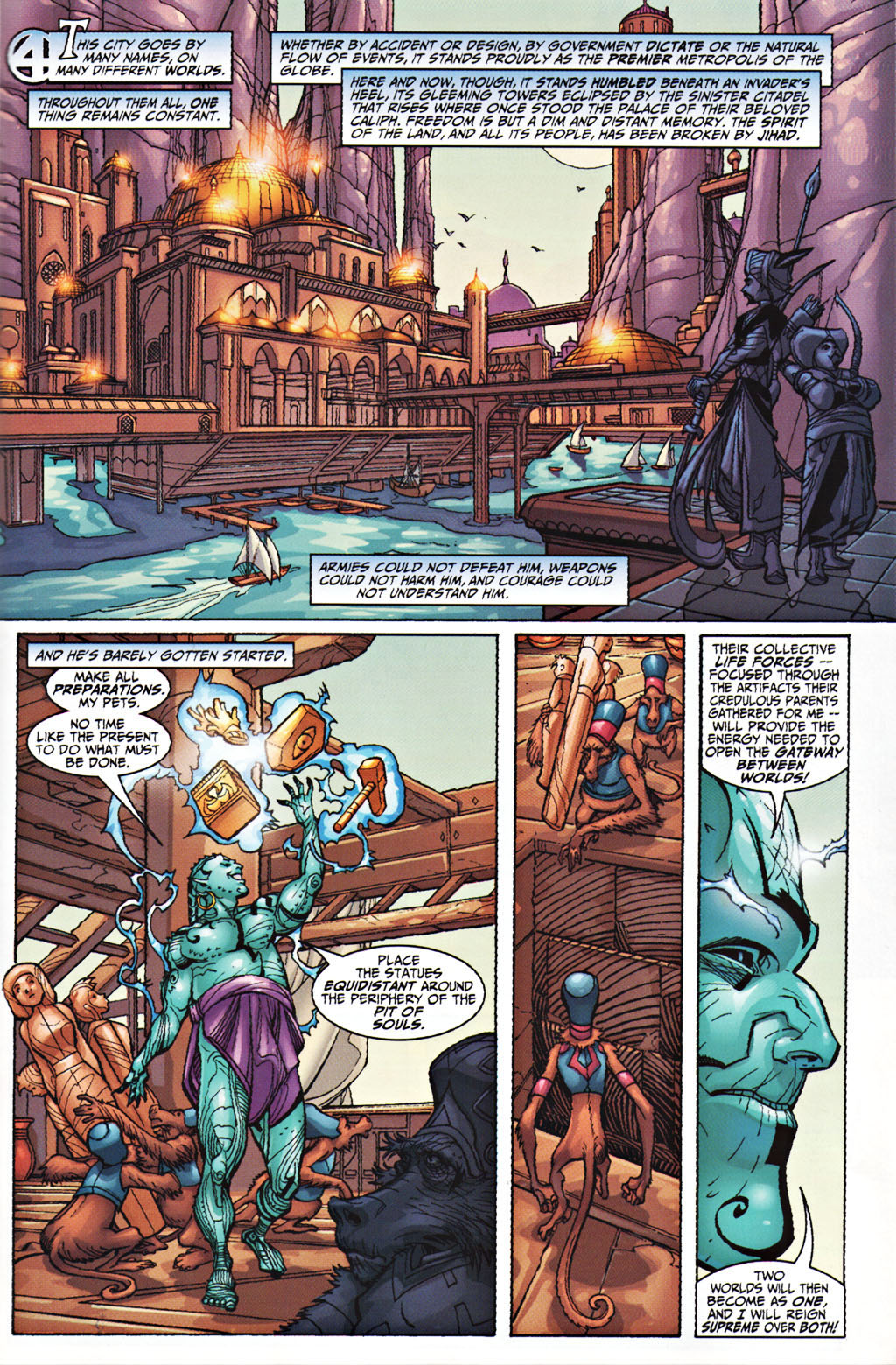 Read online Fantastic Four: The Fantastic 4th Voyage of Sinbad comic -  Issue # Full - 36