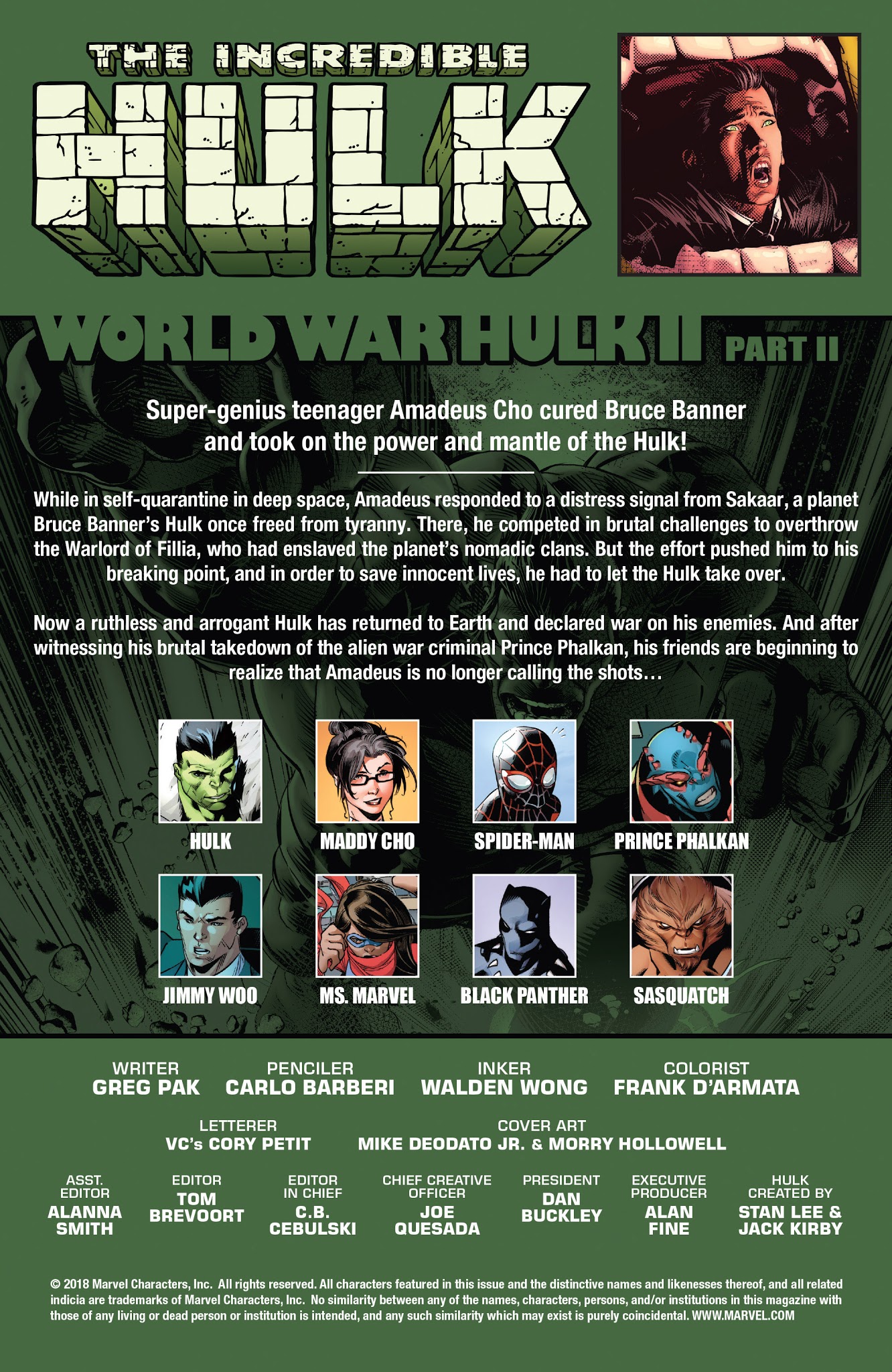 Read online Incredible Hulk (2017) comic -  Issue #715 - 2