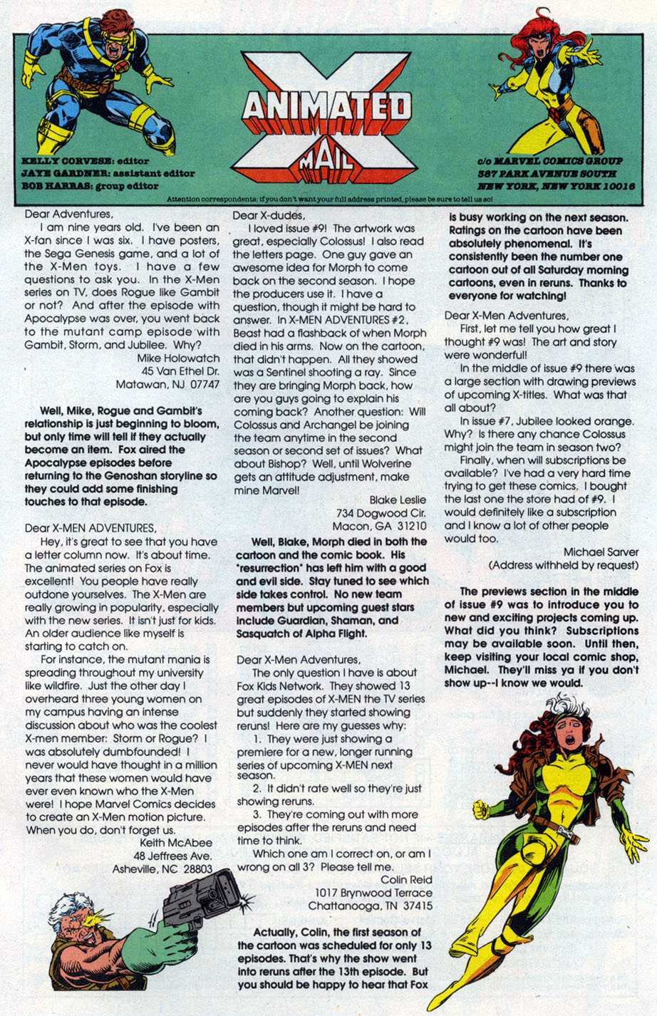 Read online X-Men Adventures (1992) comic -  Issue #11 - 25