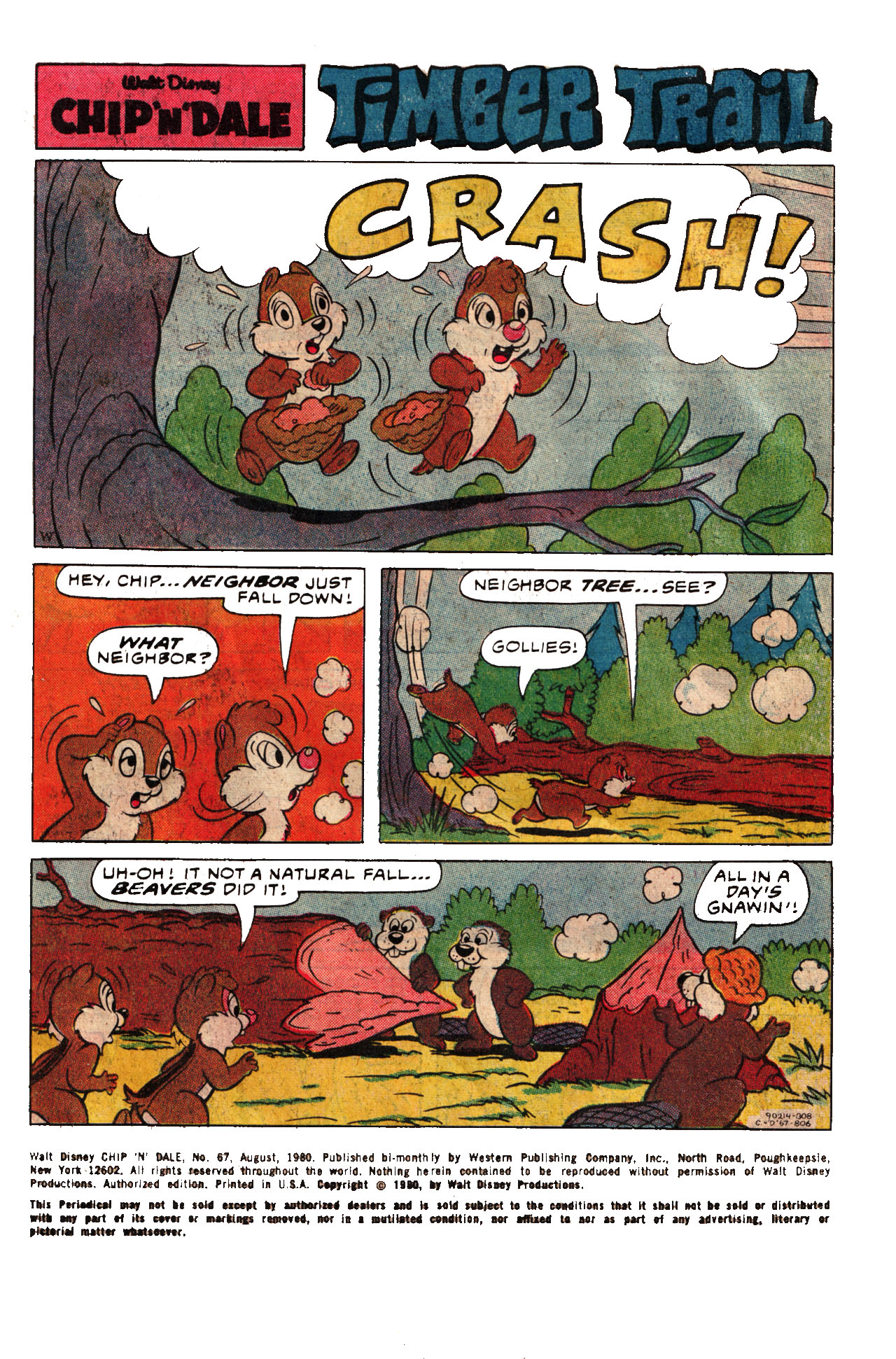 Read online Walt Disney Chip 'n' Dale comic -  Issue #67 - 4