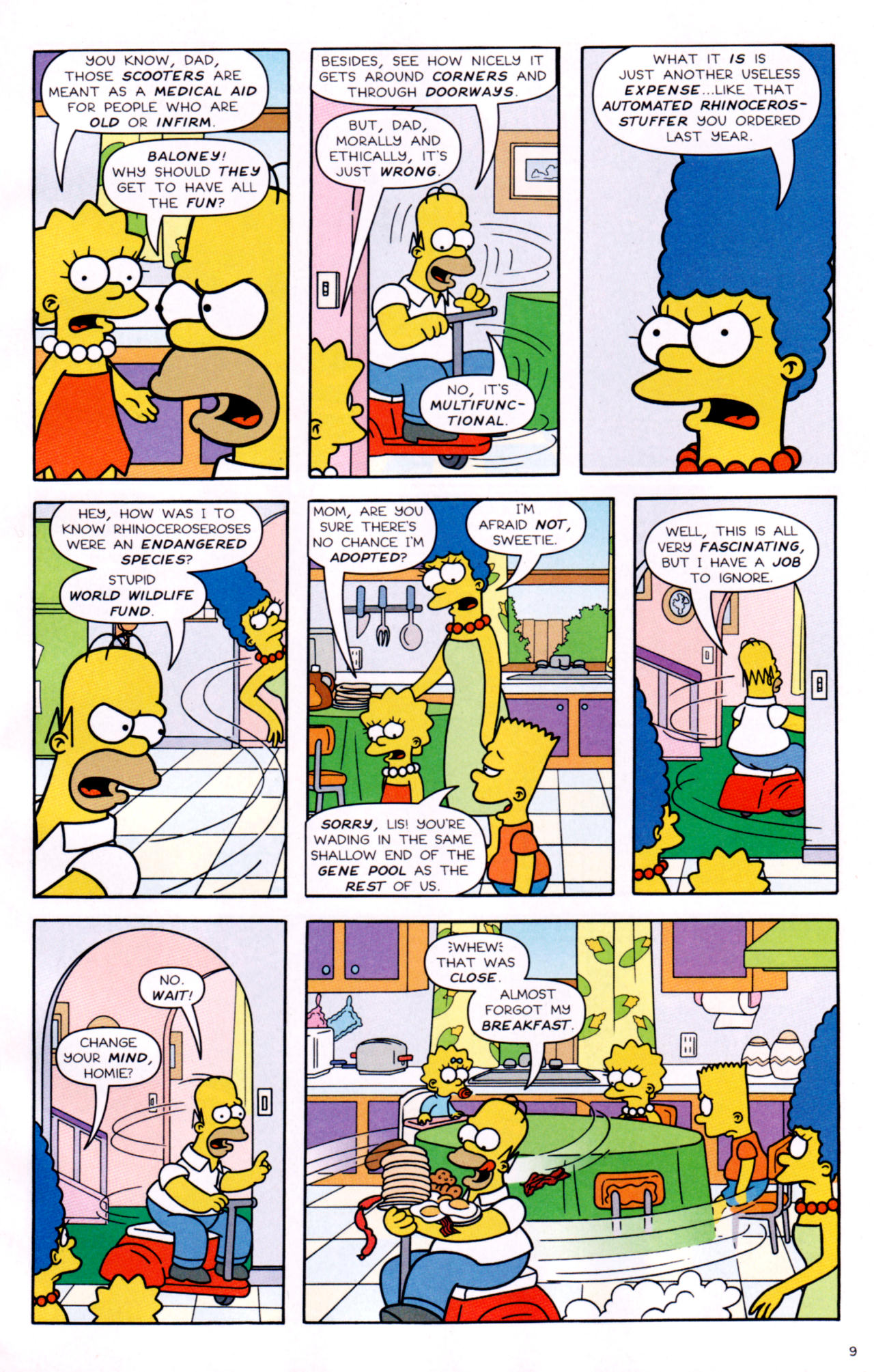Read online Simpsons Comics comic -  Issue #129 - 9