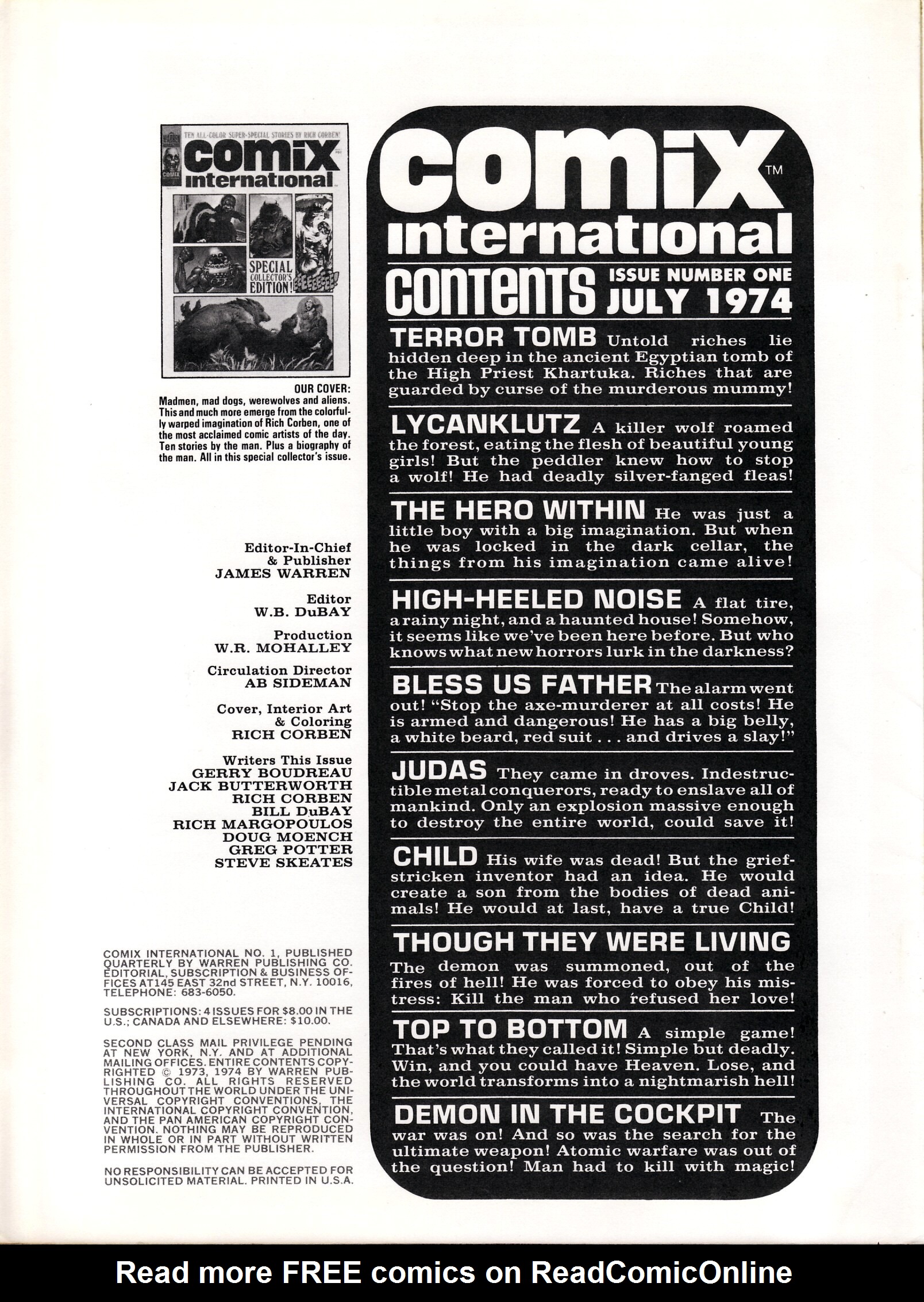 Read online Comix International comic -  Issue #1 - 2