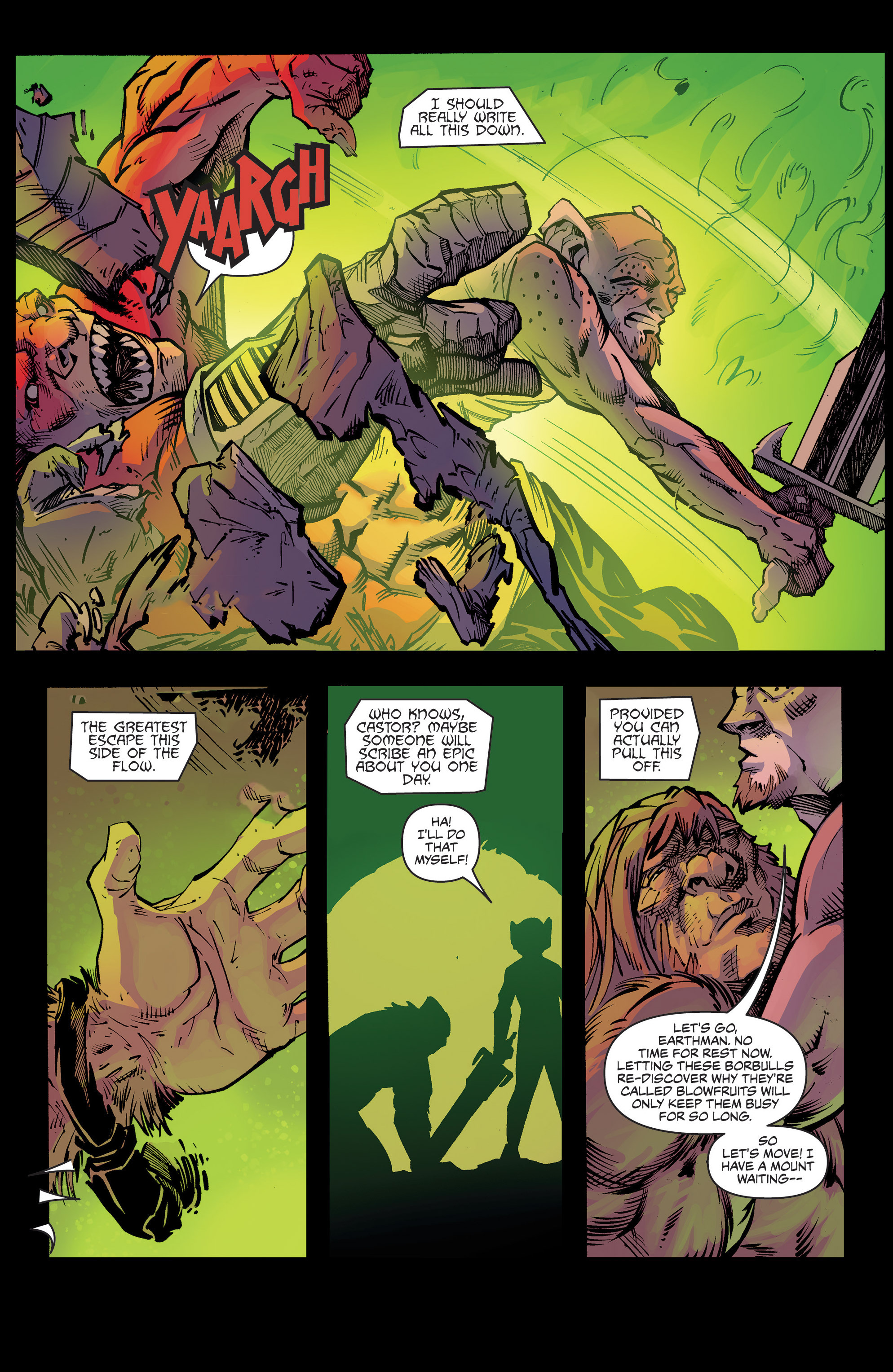 Read online Bigfoot: Sword of the Earthman (2015) comic -  Issue #5 - 18