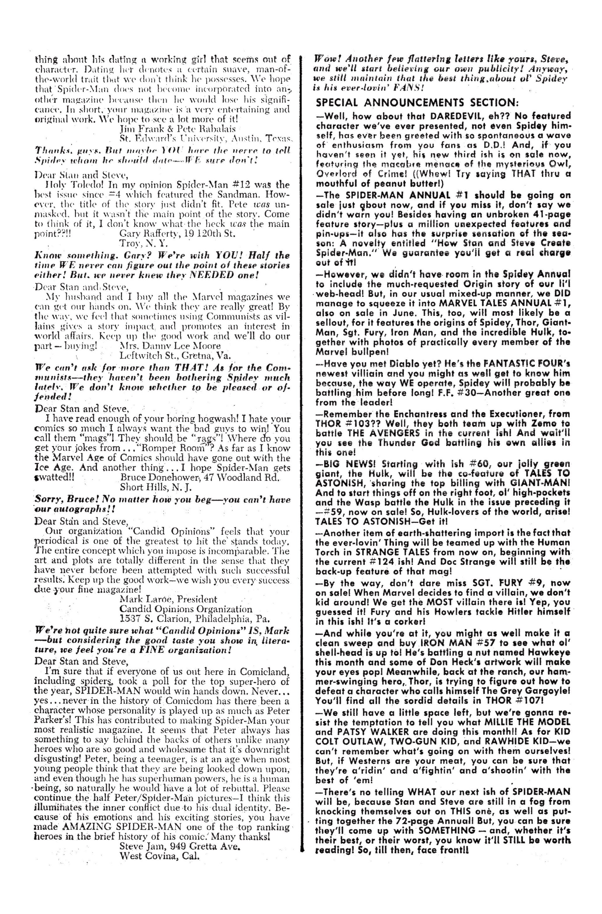 Read online The Amazing Spider-Man (1963) comic -  Issue #16 - 25