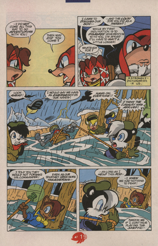 Read online Knuckles the Echidna comic -  Issue #20 - 26