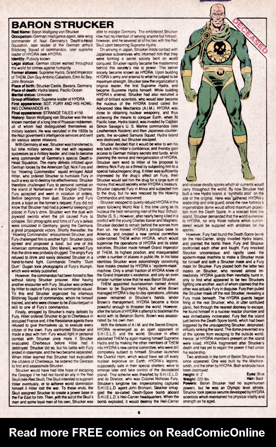 Read online The Official Handbook of the Marvel Universe comic -  Issue #13 - 7
