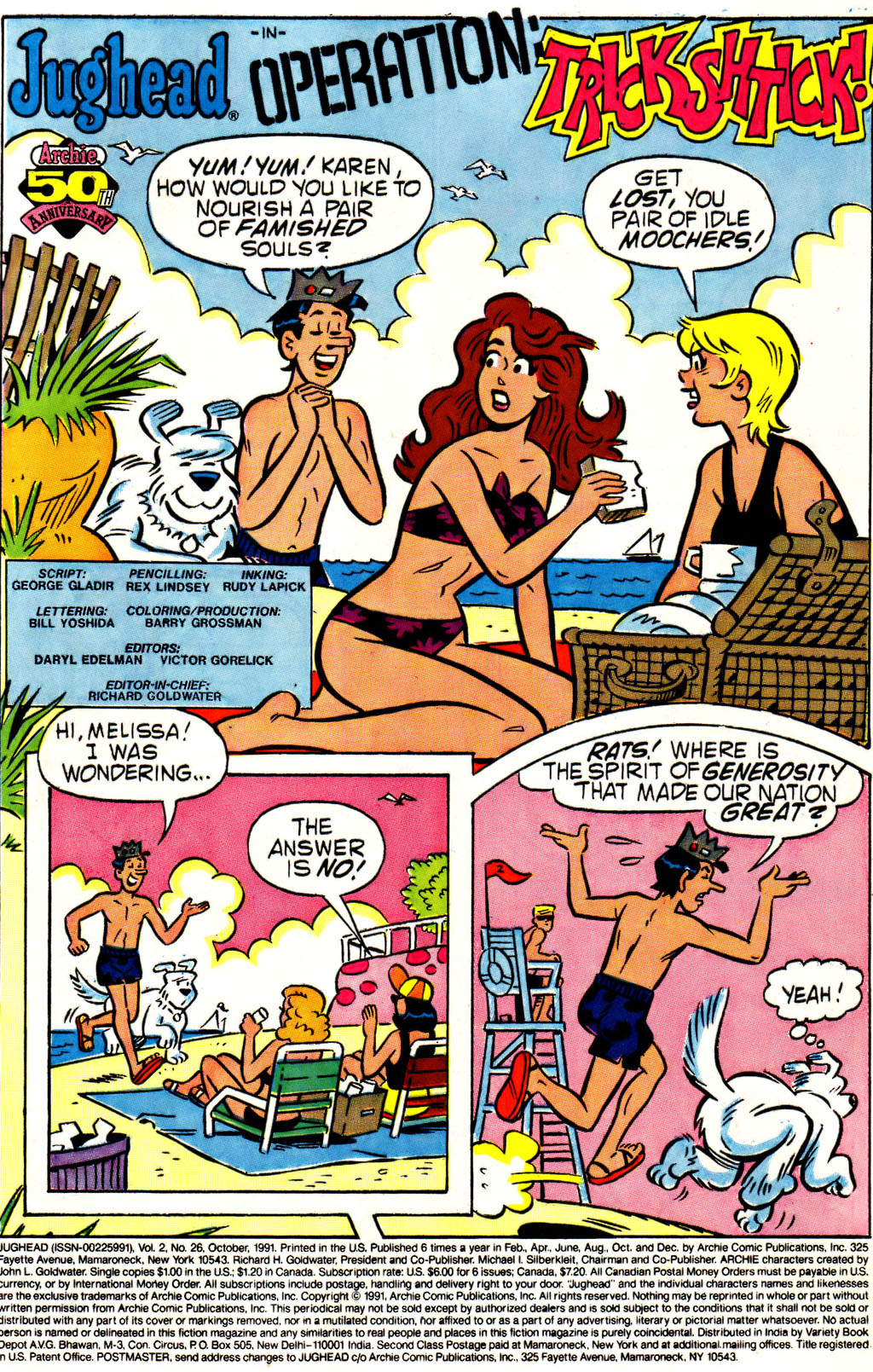 Read online Jughead (1987) comic -  Issue #26 - 2