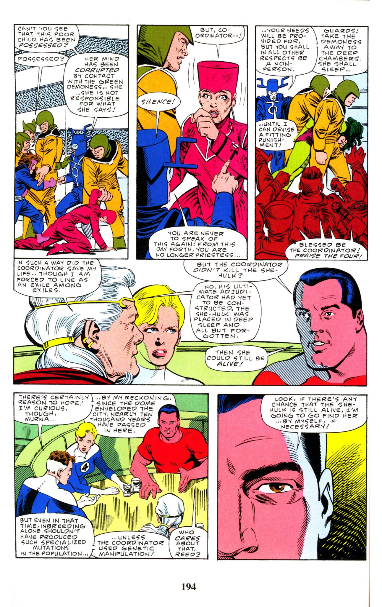 Read online Fantastic Four Visionaries: John Byrne comic -  Issue # TPB 8 - 194