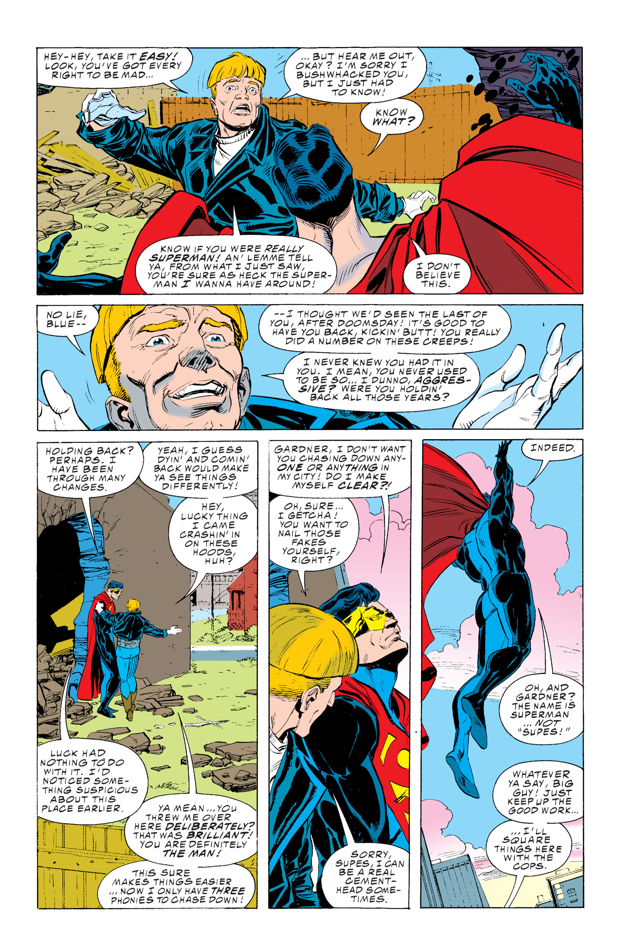 Read online Superman: The Death and Return of Superman Omnibus comic -  Issue # TPB (Part 8) - 35