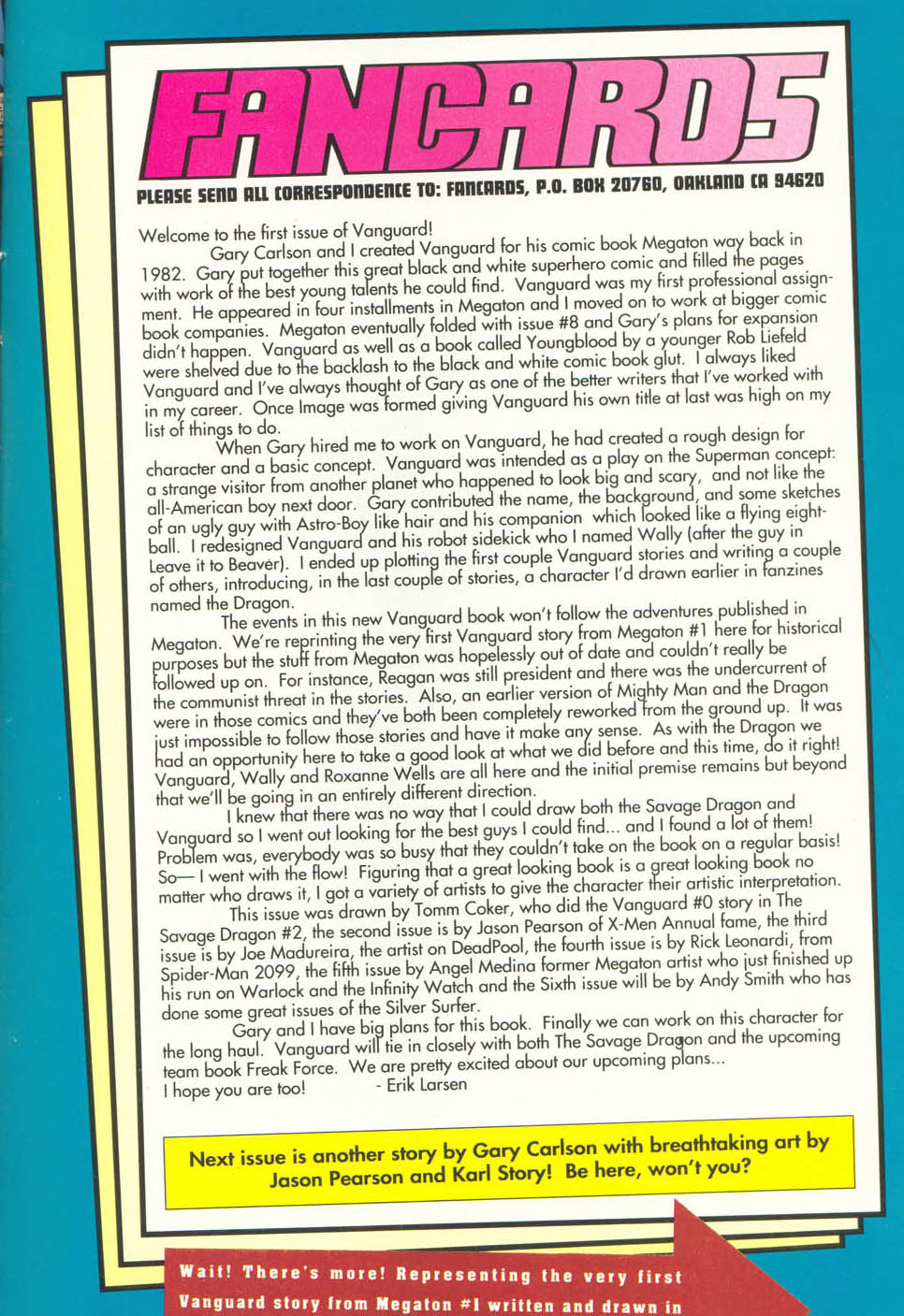 Read online Vanguard (1993) comic -  Issue #1 - 27