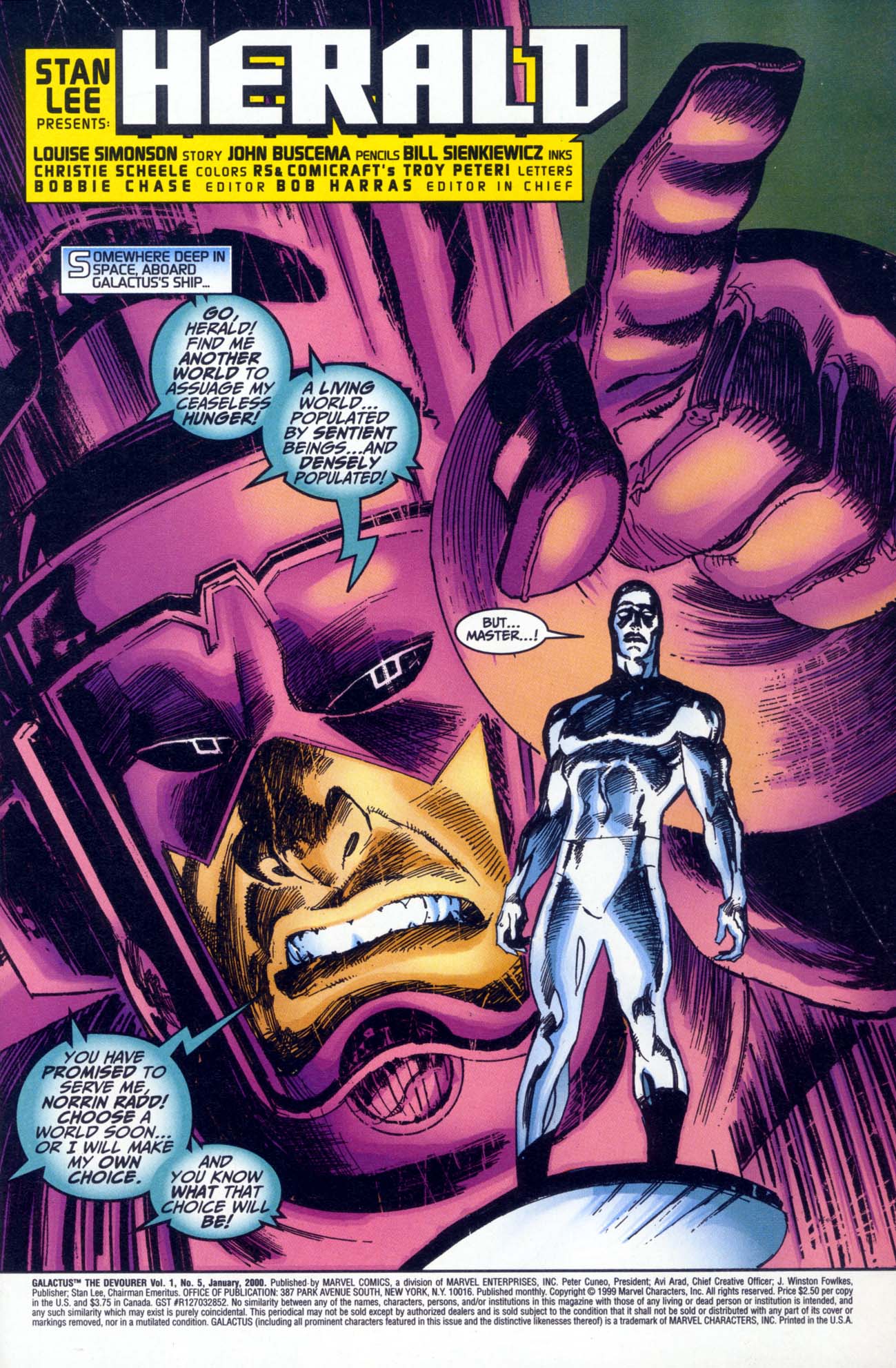 Read online Galactus the Devourer comic -  Issue #5 - 2