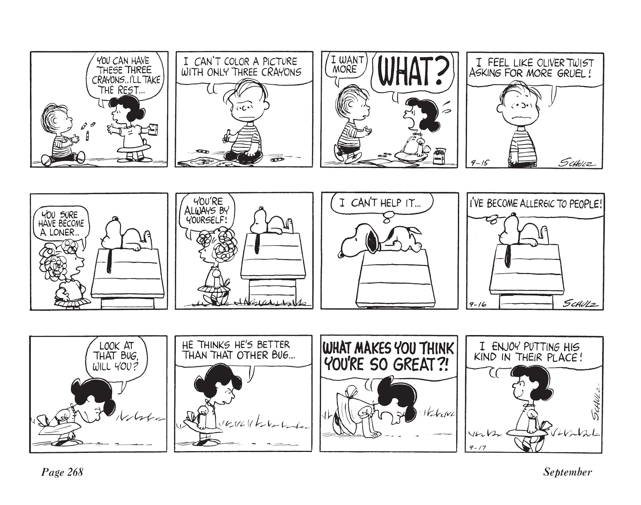 Read online The Complete Peanuts comic -  Issue # TPB 8 - 280