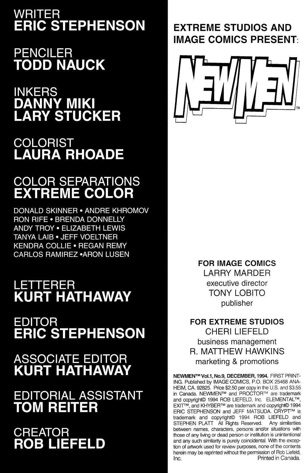 Read online NewMen comic -  Issue #9 - 2