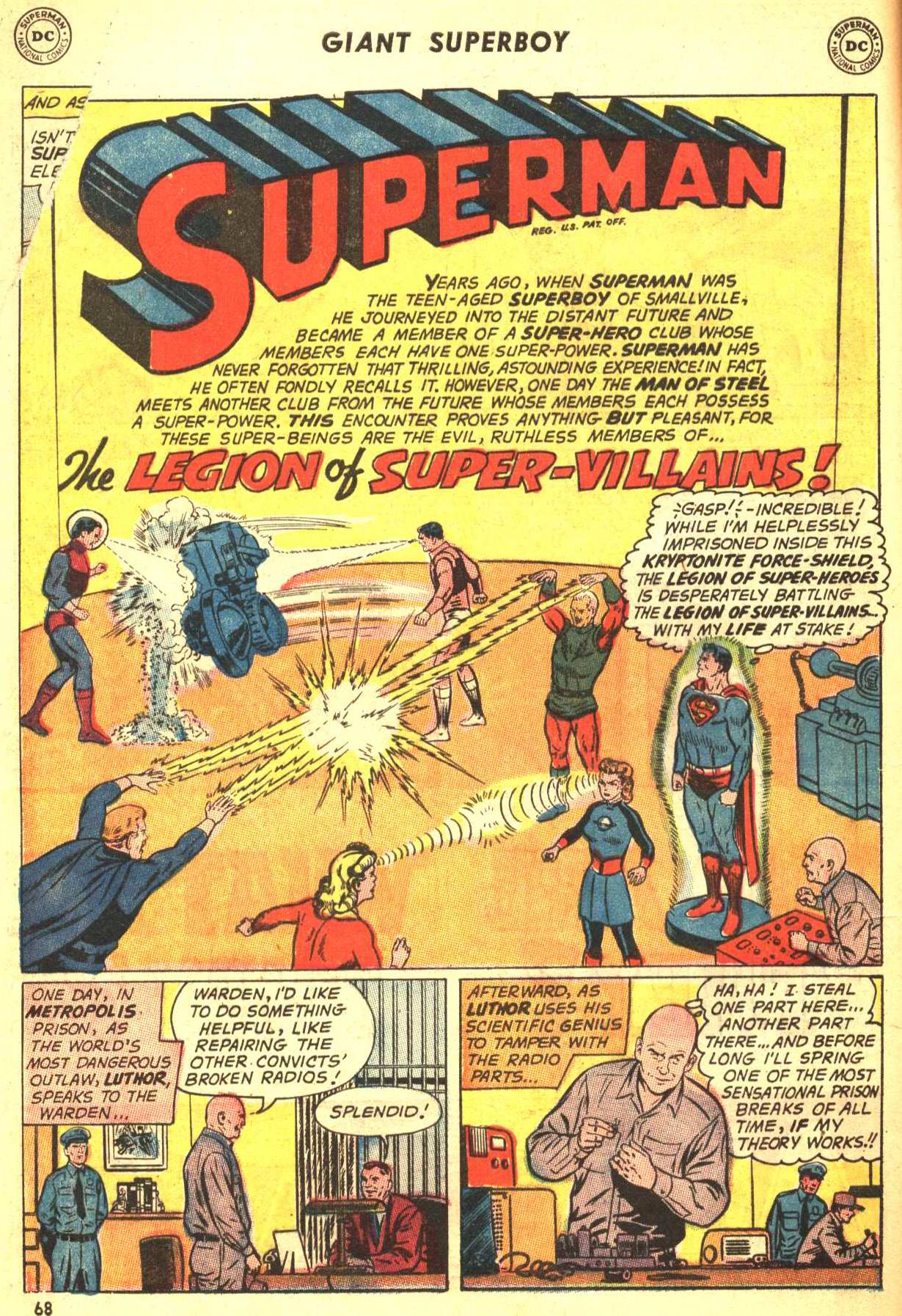 Read online Superboy (1949) comic -  Issue #147 - 64