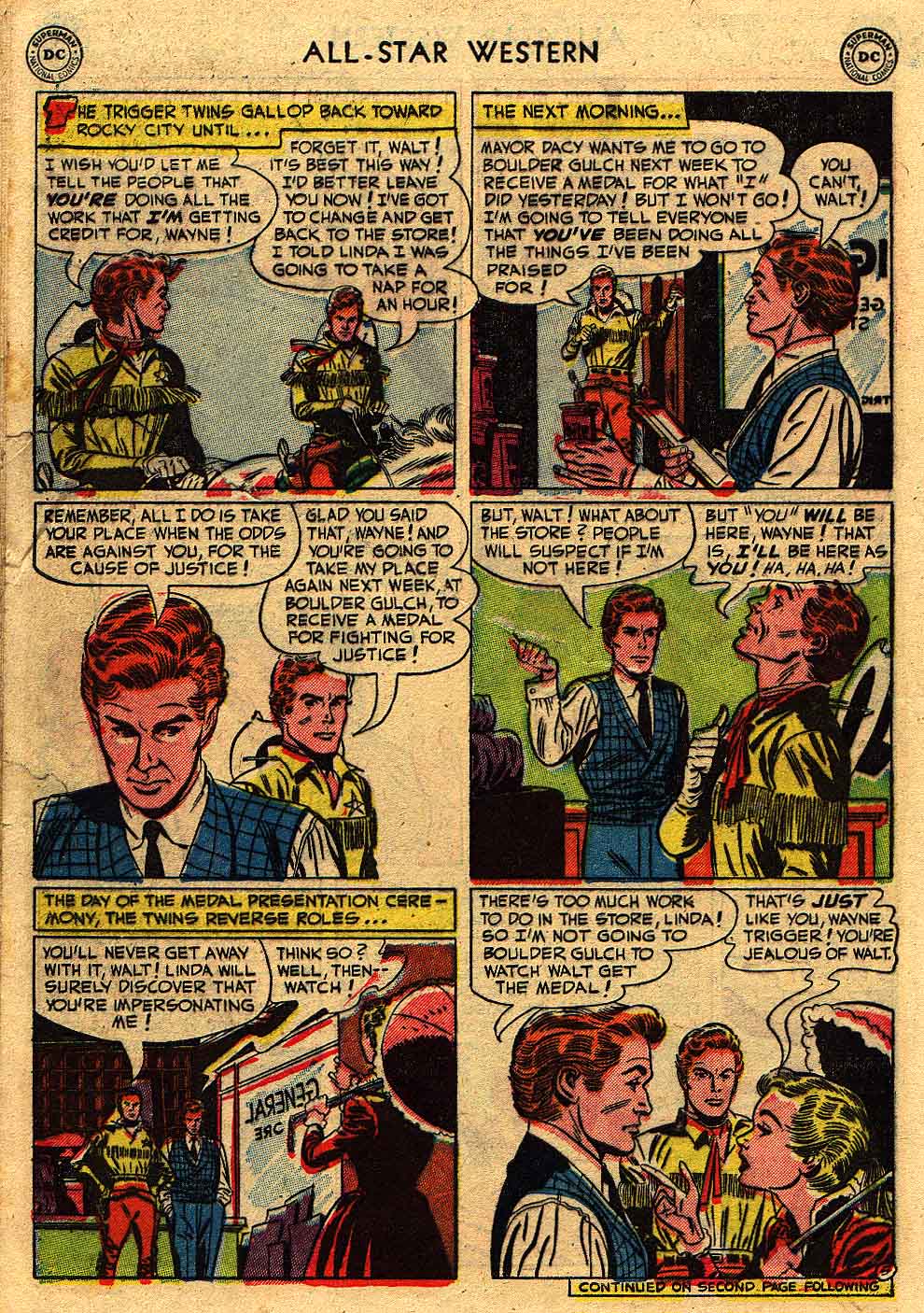 Read online All-Star Western (1951) comic -  Issue #62 - 28