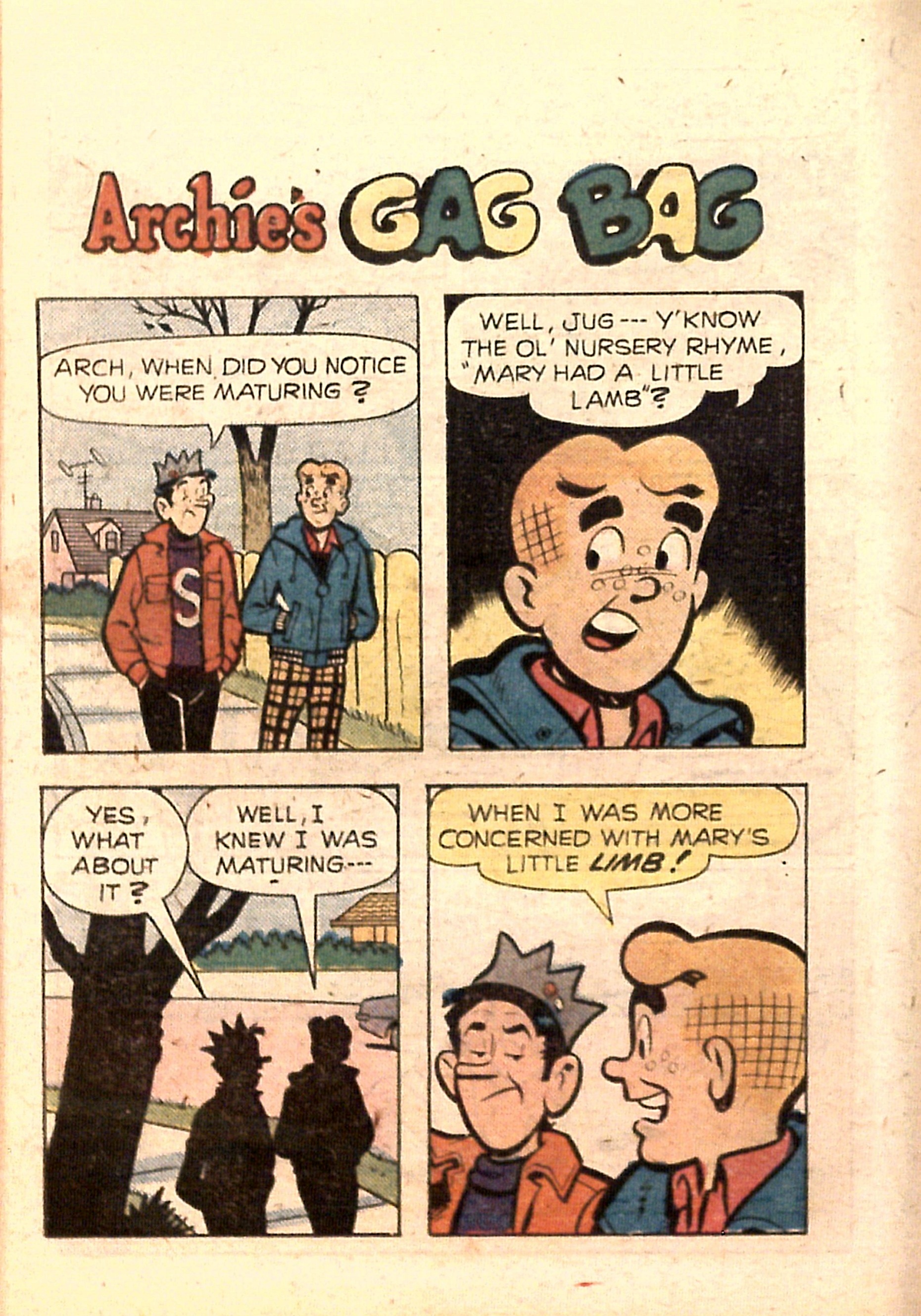 Read online Archie...Archie Andrews, Where Are You? Digest Magazine comic -  Issue #12 - 122