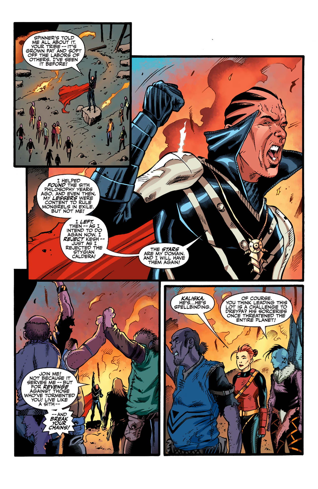 Read online Star Wars: Lost Tribe of the Sith - Spiral comic -  Issue #3 - 10