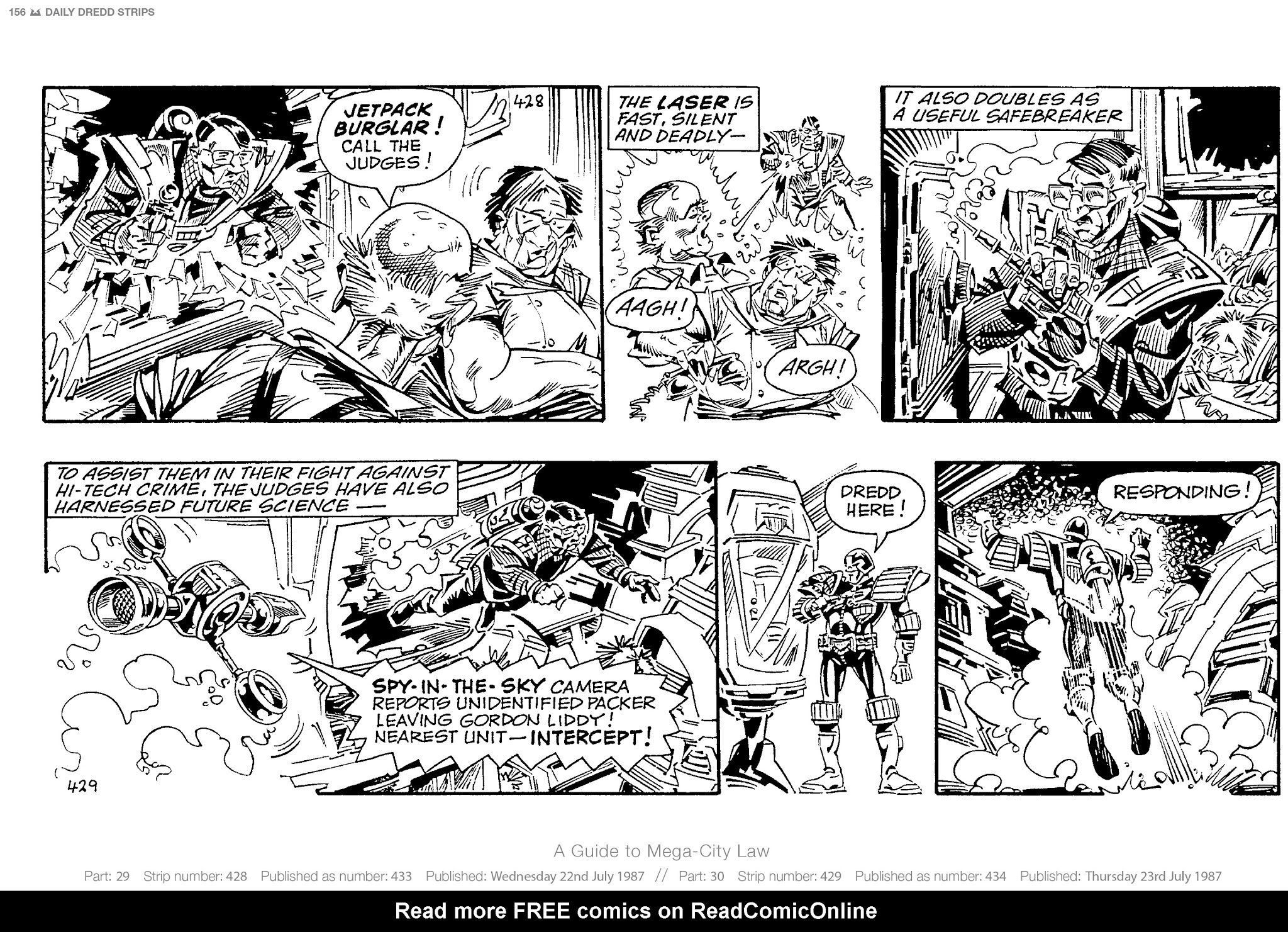 Read online Judge Dredd: The Daily Dredds comic -  Issue # TPB 2 - 159