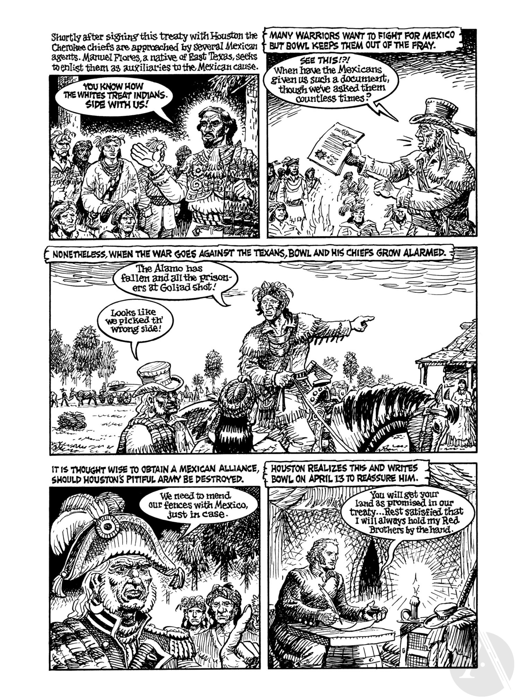 Read online Indian Lover: Sam Houston & the Cherokees comic -  Issue # TPB - 69