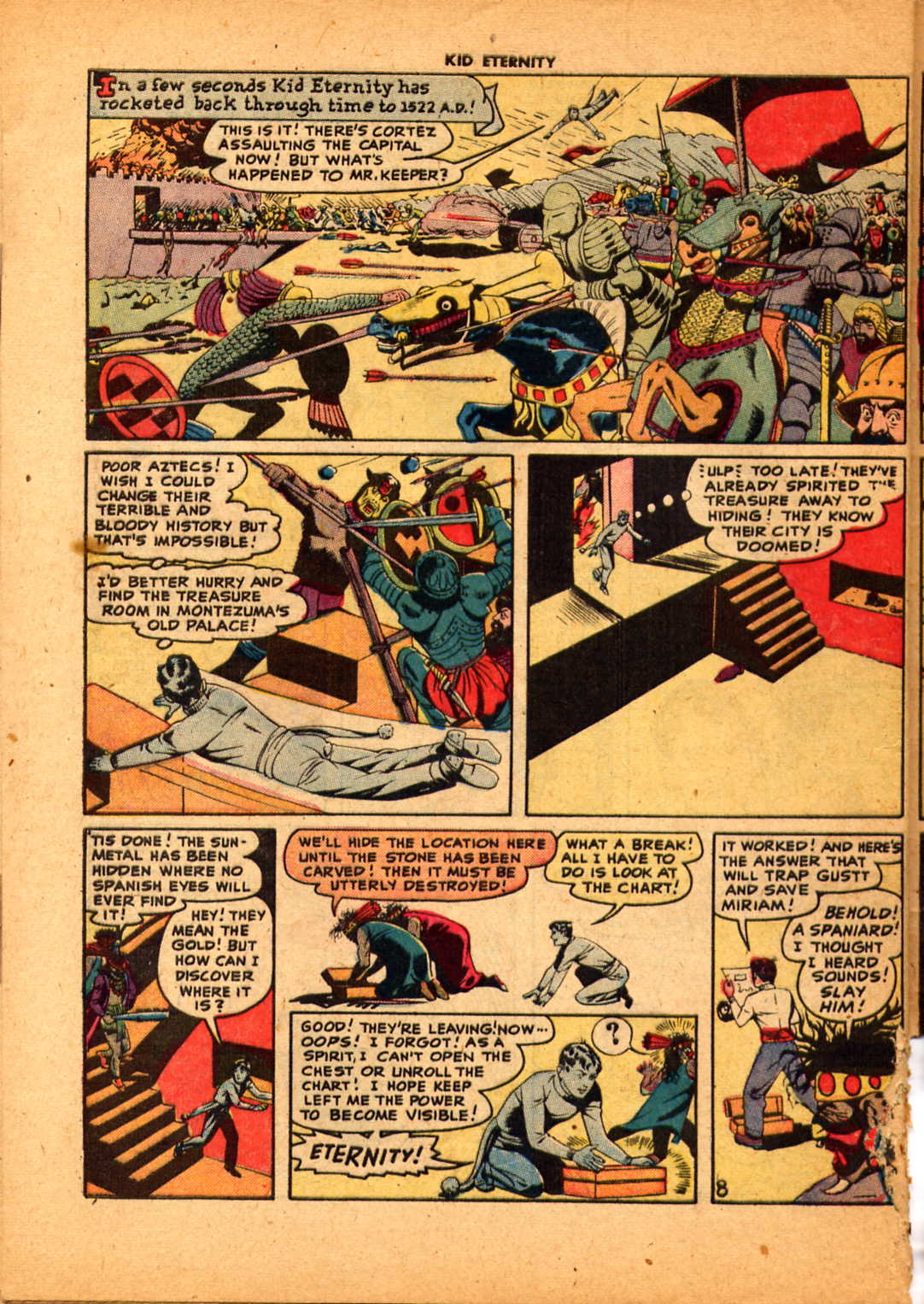 Read online Kid Eternity (1946) comic -  Issue #6 - 44