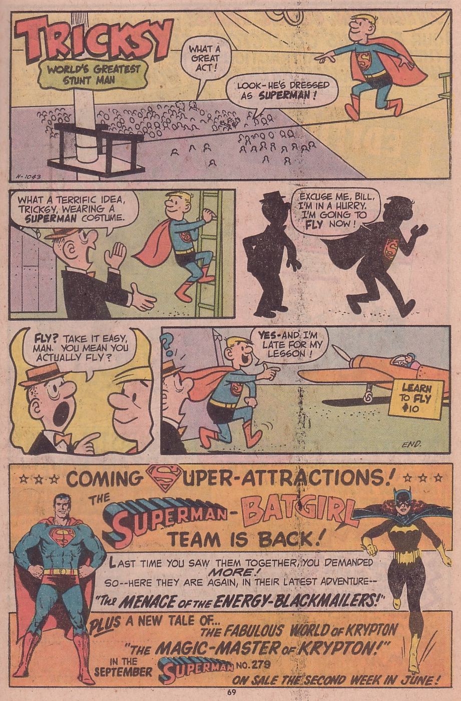 Read online Superman (1939) comic -  Issue #278 - 69