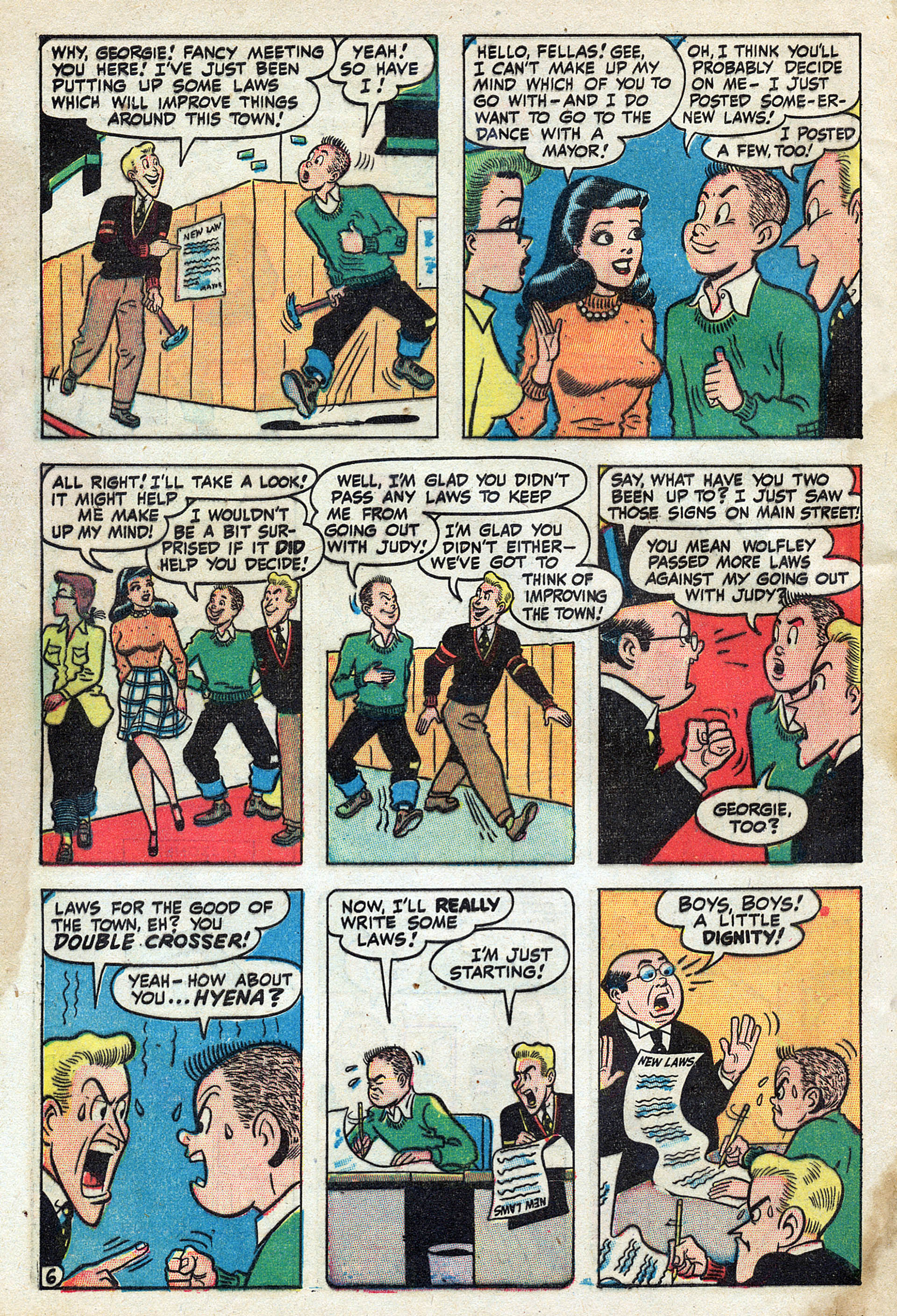 Read online Georgie Comics (1945) comic -  Issue #16 - 8