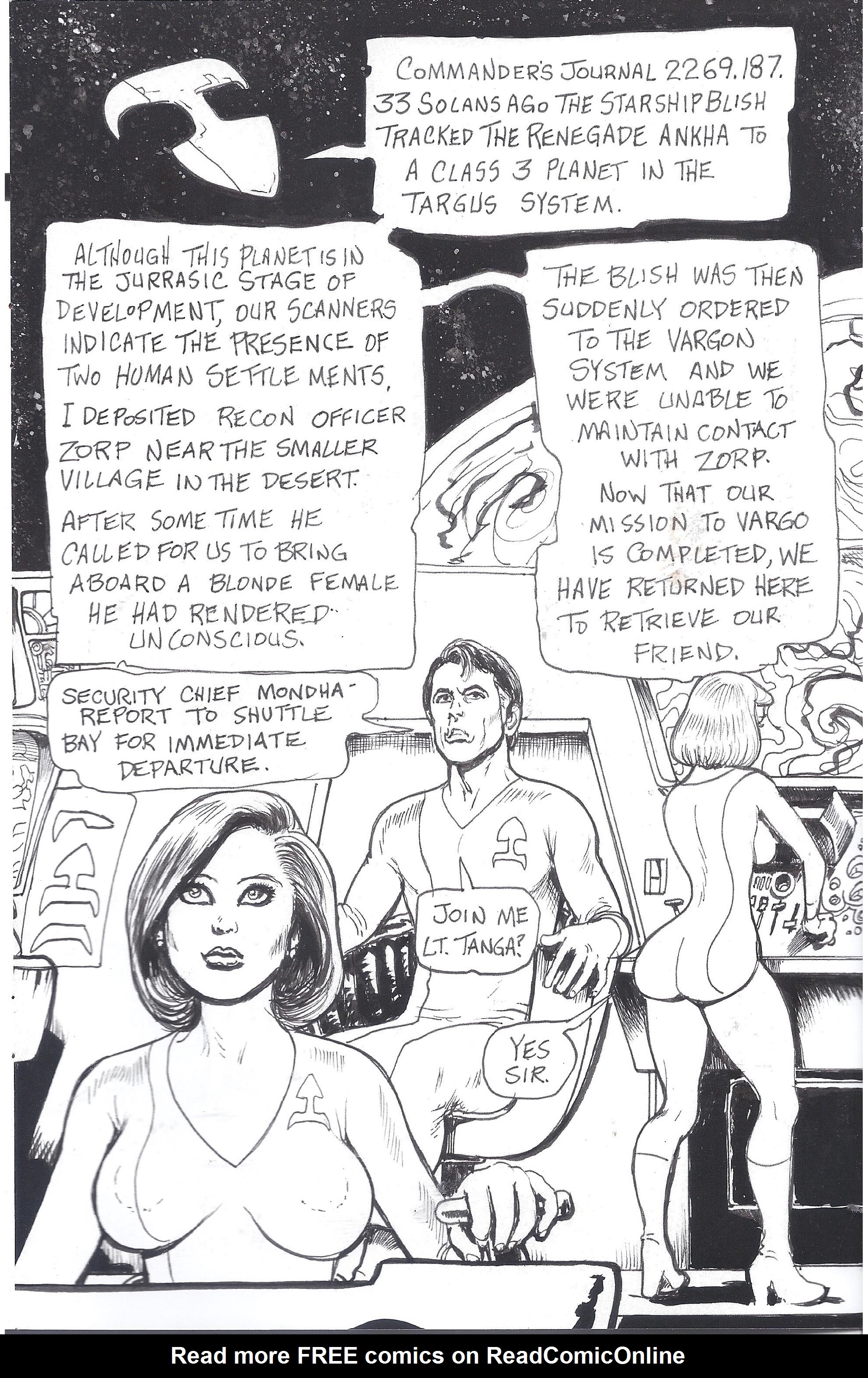 Read online Cavewoman: Starship Blish comic -  Issue #1 - 11