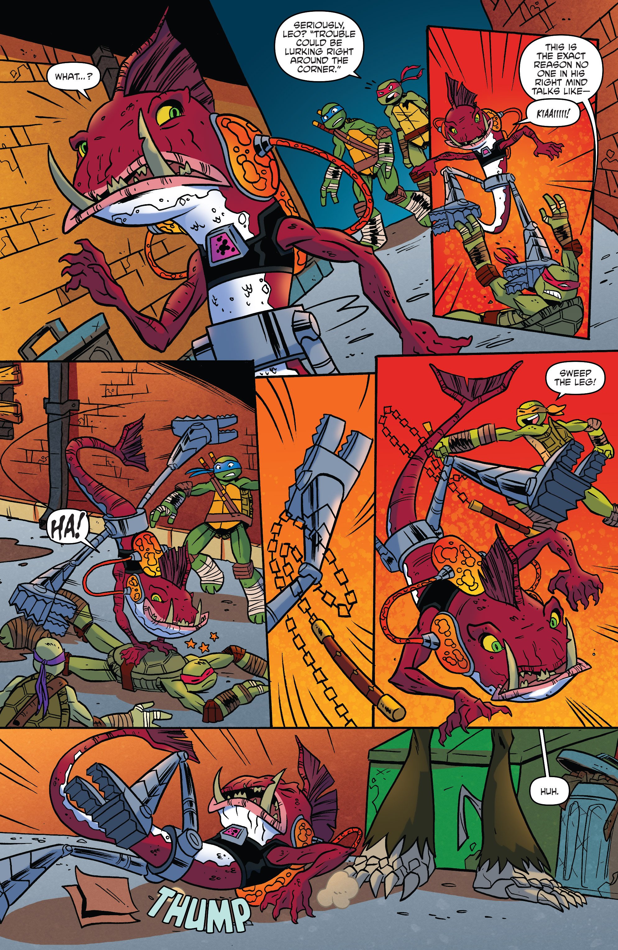Read online Teenage Mutant Ninja Turtles New Animated Adventures comic -  Issue #16 - 11