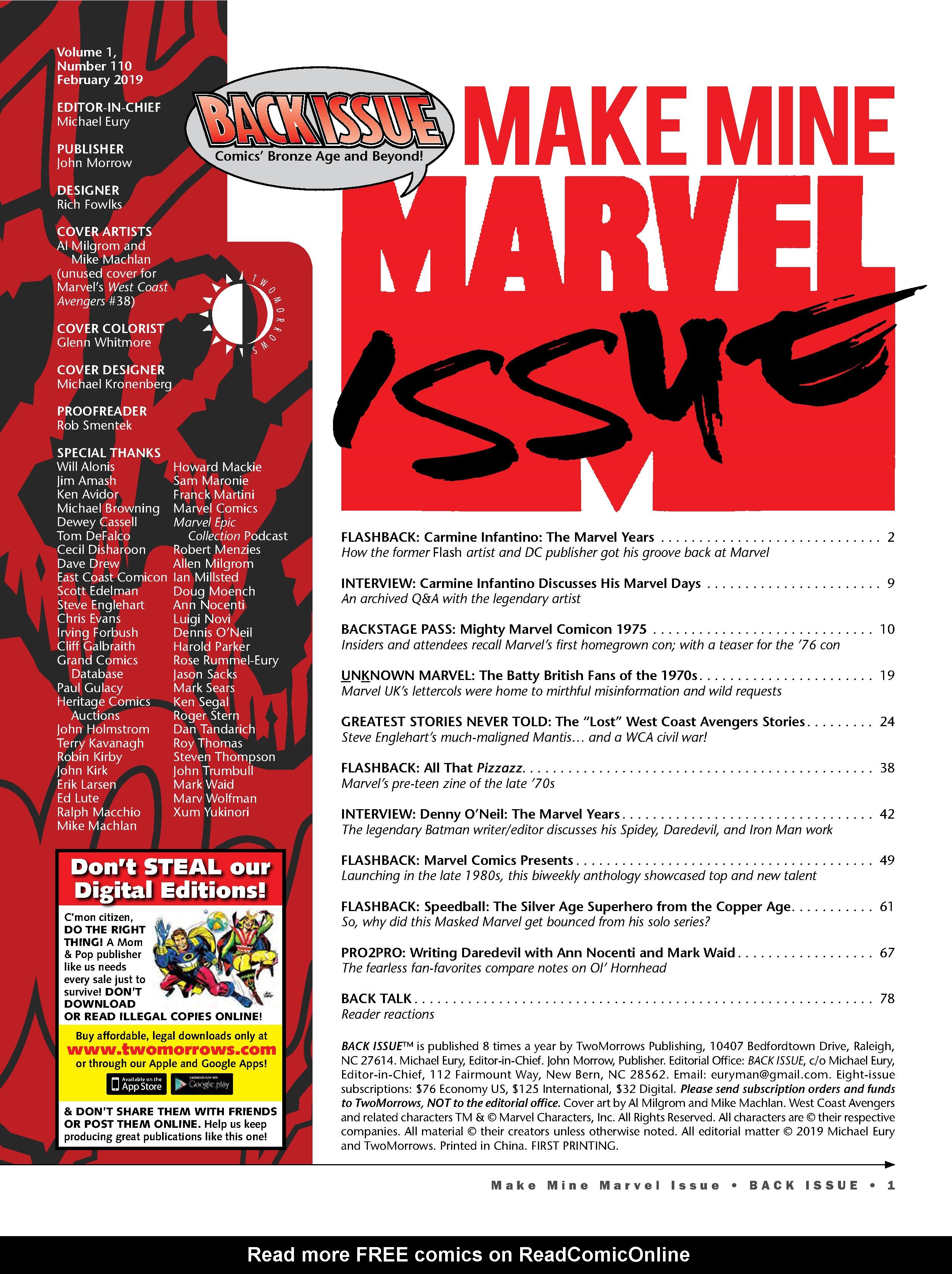 Read online Back Issue comic -  Issue #110 - 3