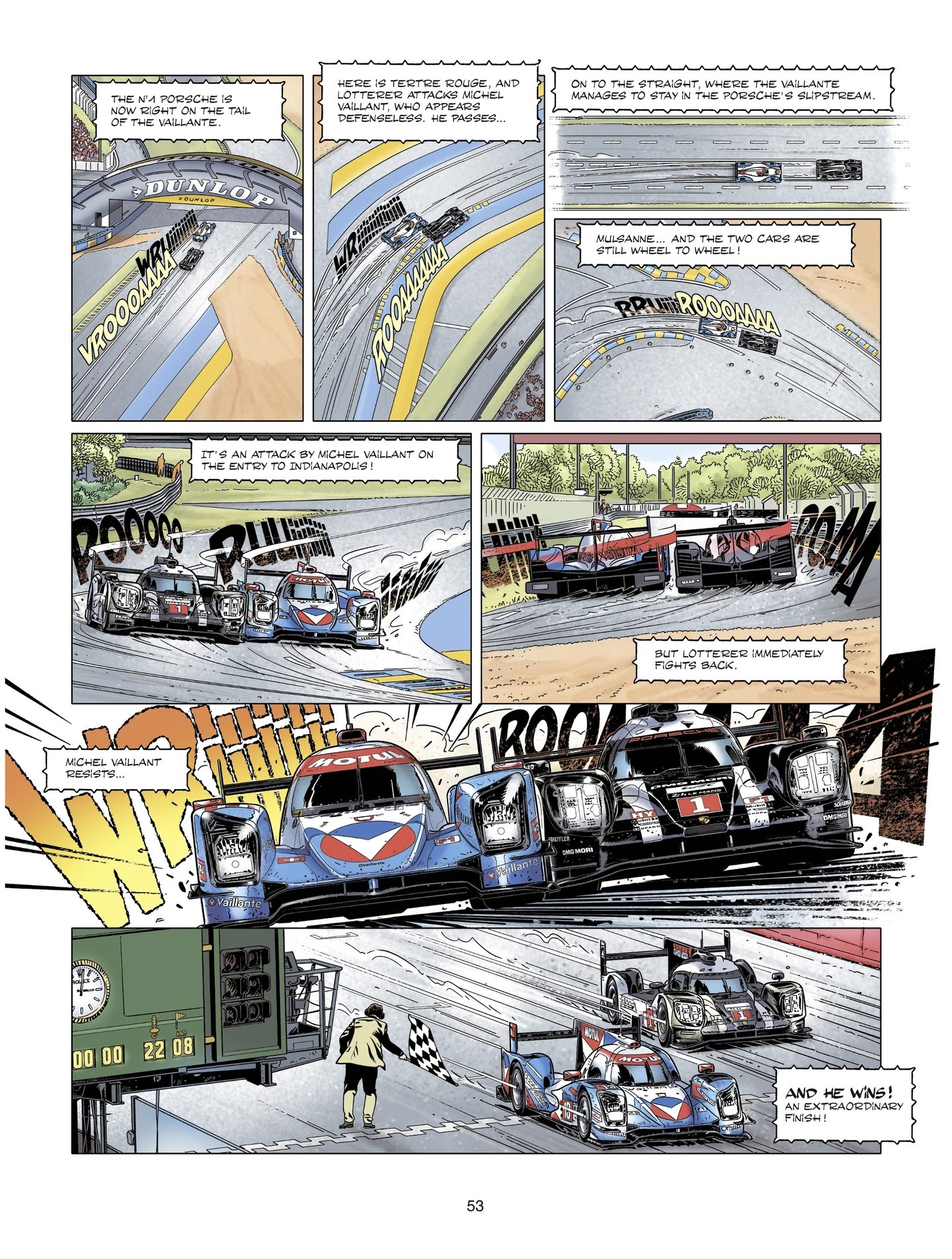 Read online Michel Vaillant comic -  Issue #6 - 53