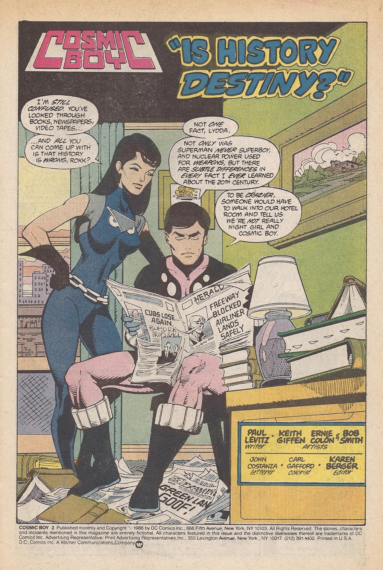 Read online Cosmic Boy comic -  Issue #2 - 3