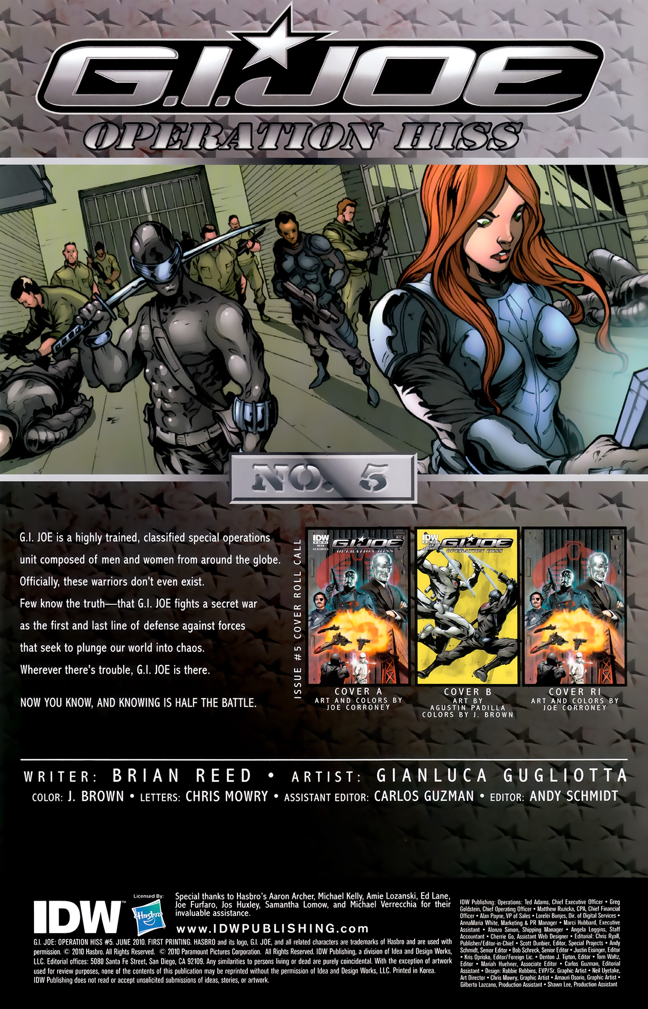Read online G.I. Joe: Operation Hiss comic -  Issue #5 - 3