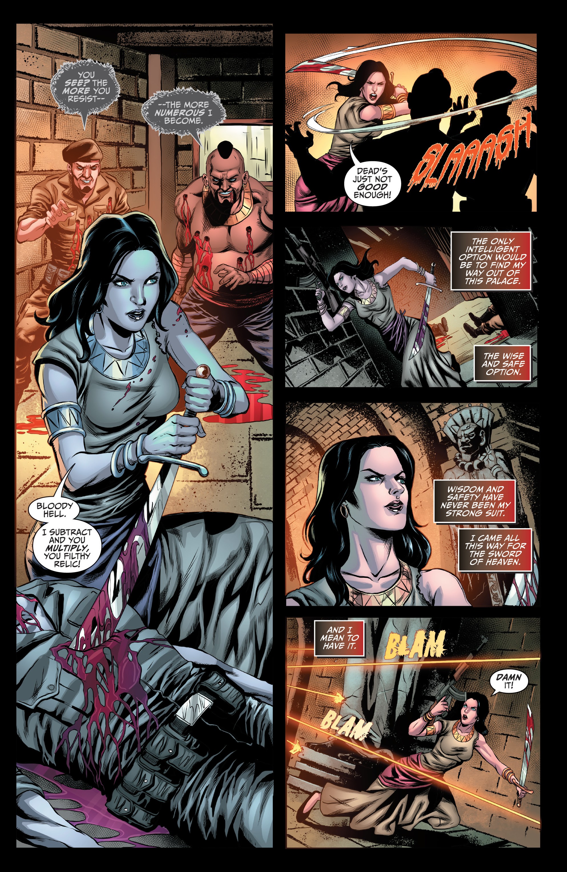 Read online Van Helsing: Sword of Heaven comic -  Issue #6 - 8