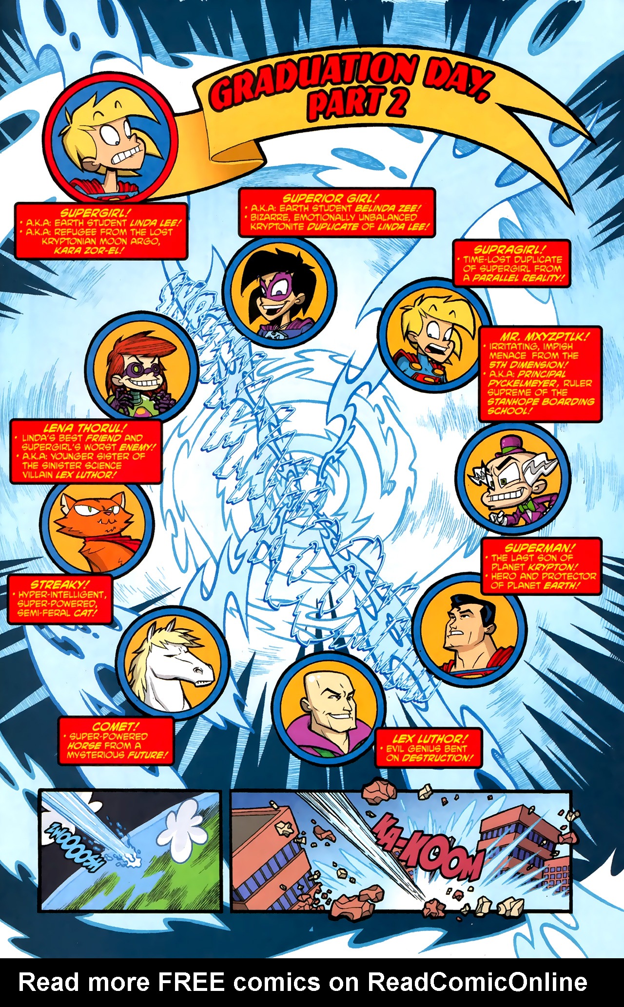 Read online Supergirl: Cosmic Adventures in the 8th Grade comic -  Issue #6 - 2