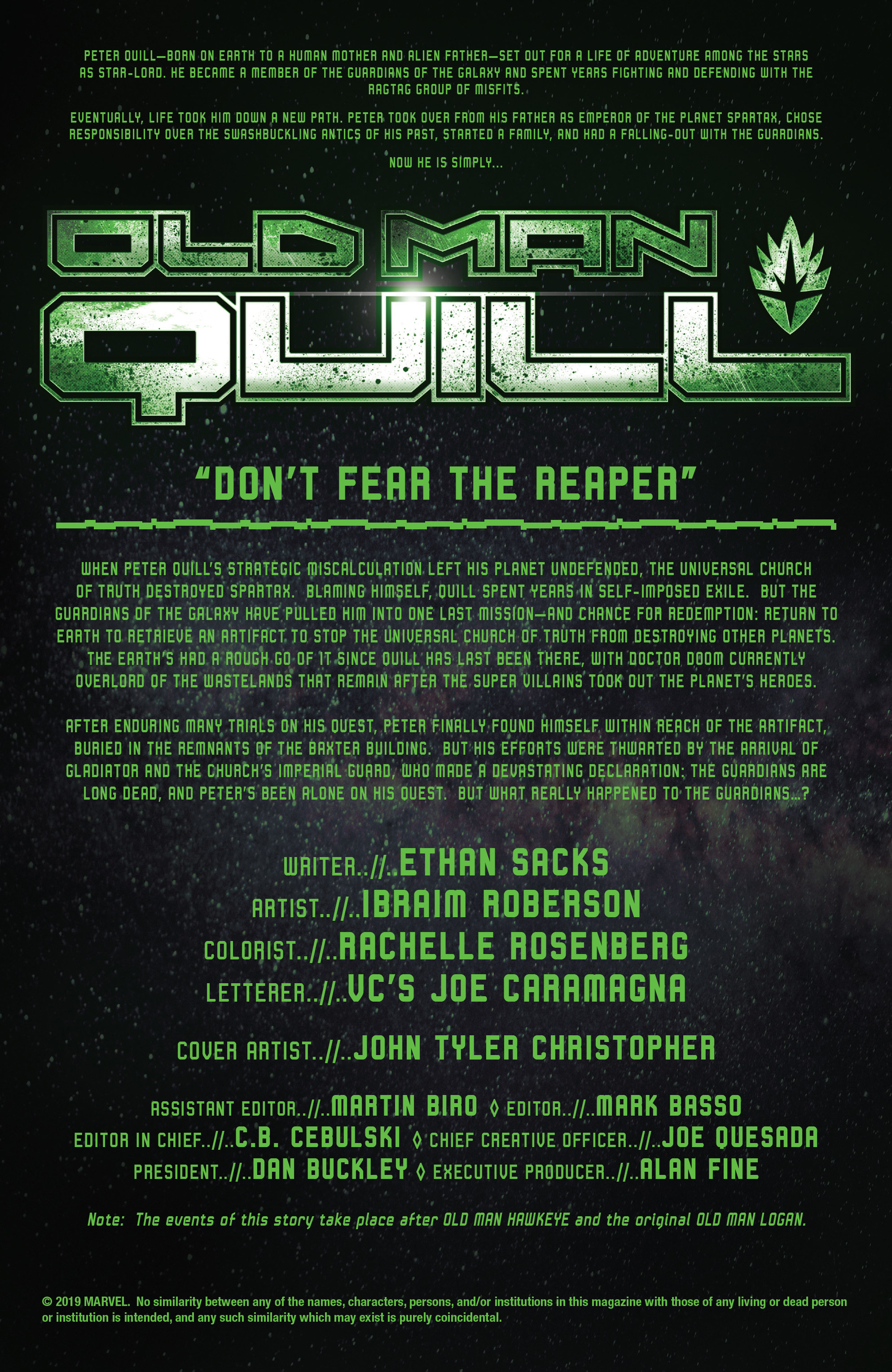 Read online Old Man Quill comic -  Issue #8 - 2