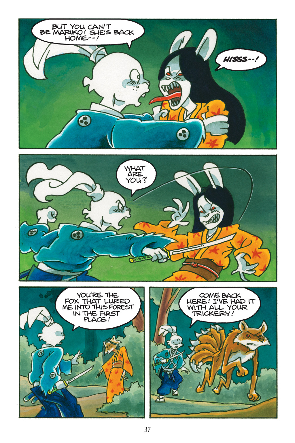 Read online Usagi Yojimbo: Yokai comic -  Issue # Full - 36