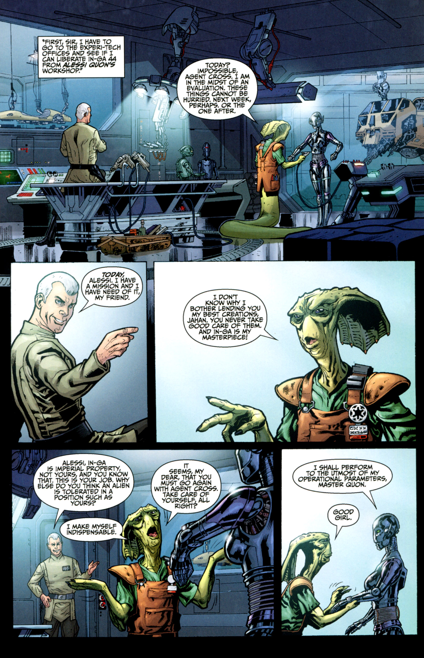 Read online Star Wars: Agent Of The Empire - Iron Eclipse comic -  Issue #1 - 14