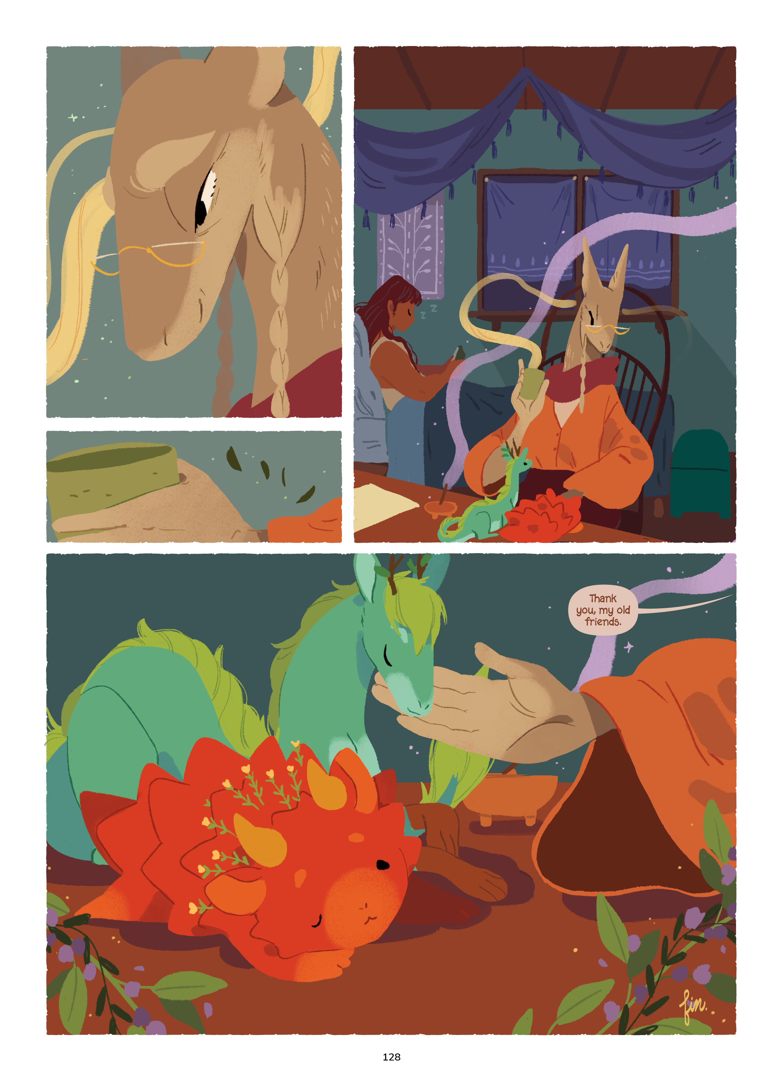 Read online The Tea Dragon Series comic -  Issue # The Tea Dragon Tapestry - 128