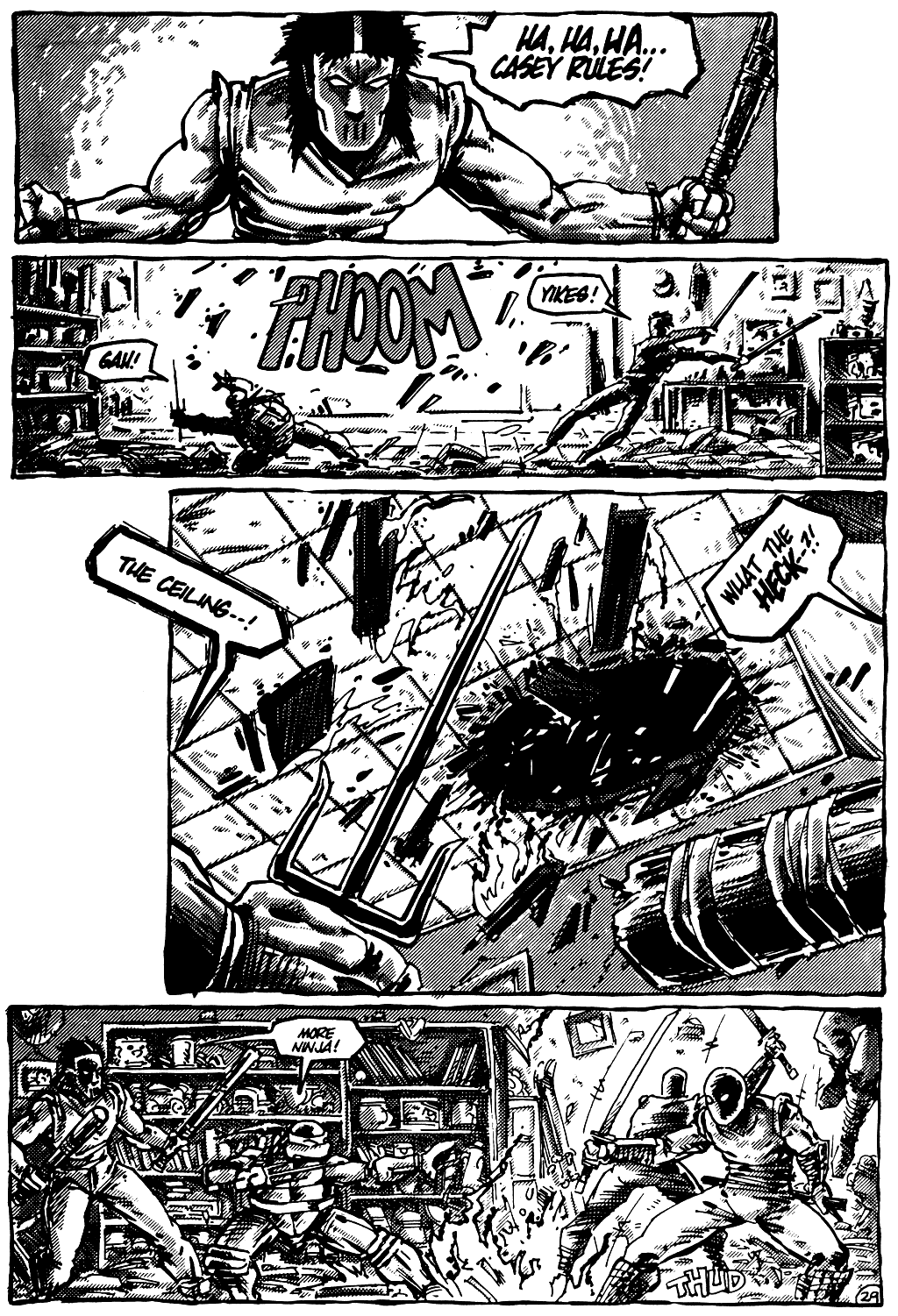 Read online Teenage Mutant Ninja Turtles (1984) comic -  Issue #10 - 30