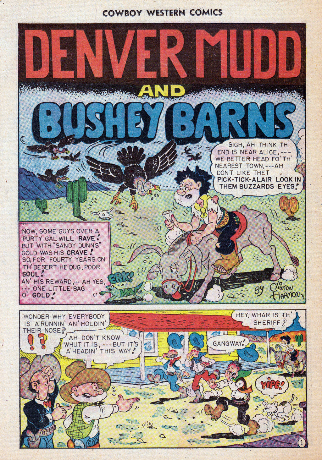 Read online Cowboy Western Comics (1948) comic -  Issue #24 - 26