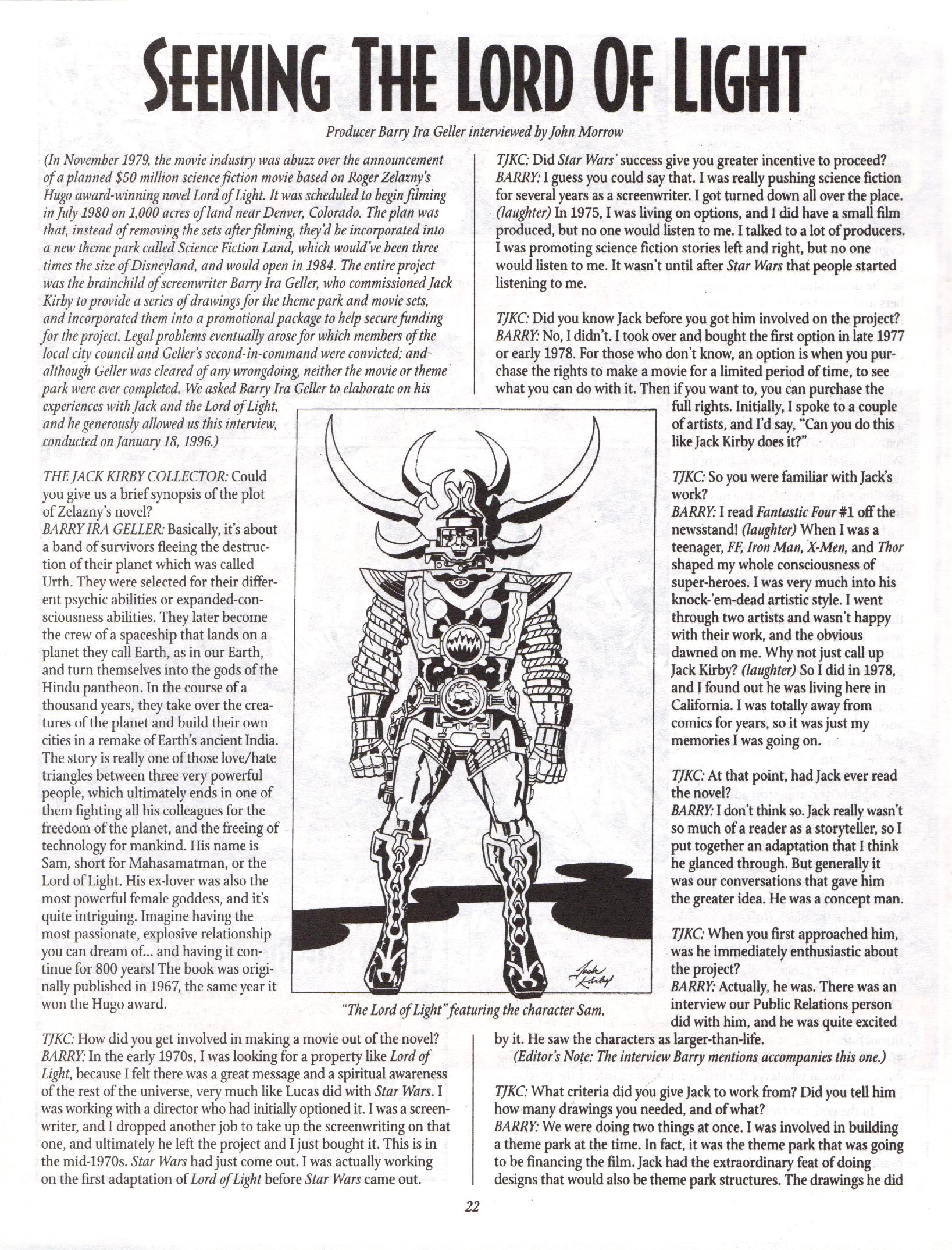Read online The Jack Kirby Collector comic -  Issue #11 - 22