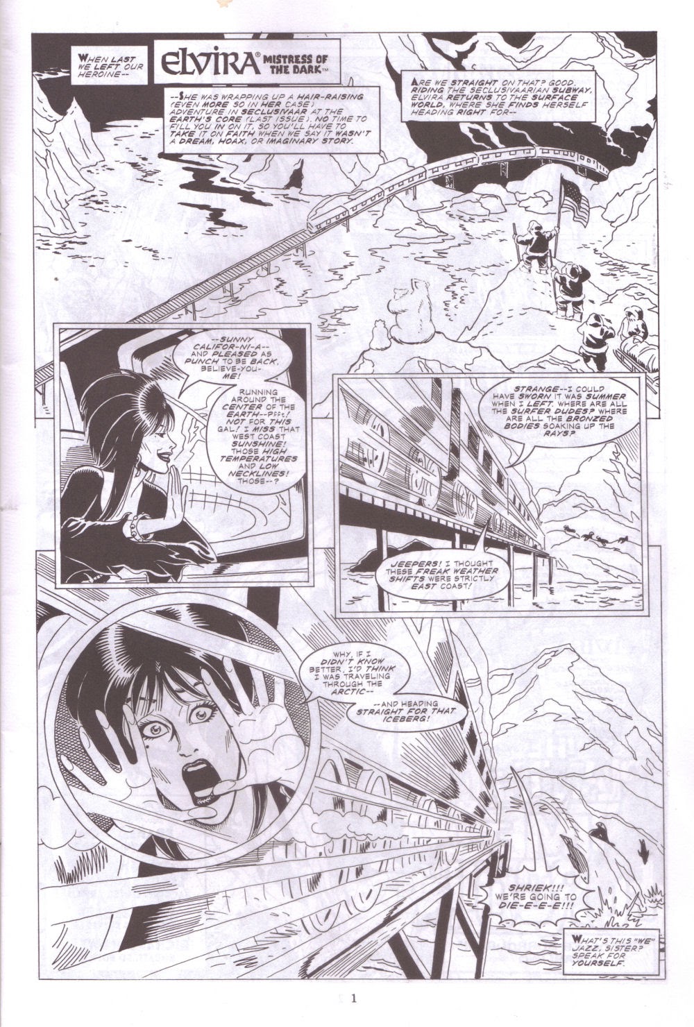 Read online Elvira, Mistress of the Dark comic -  Issue #155 - 3