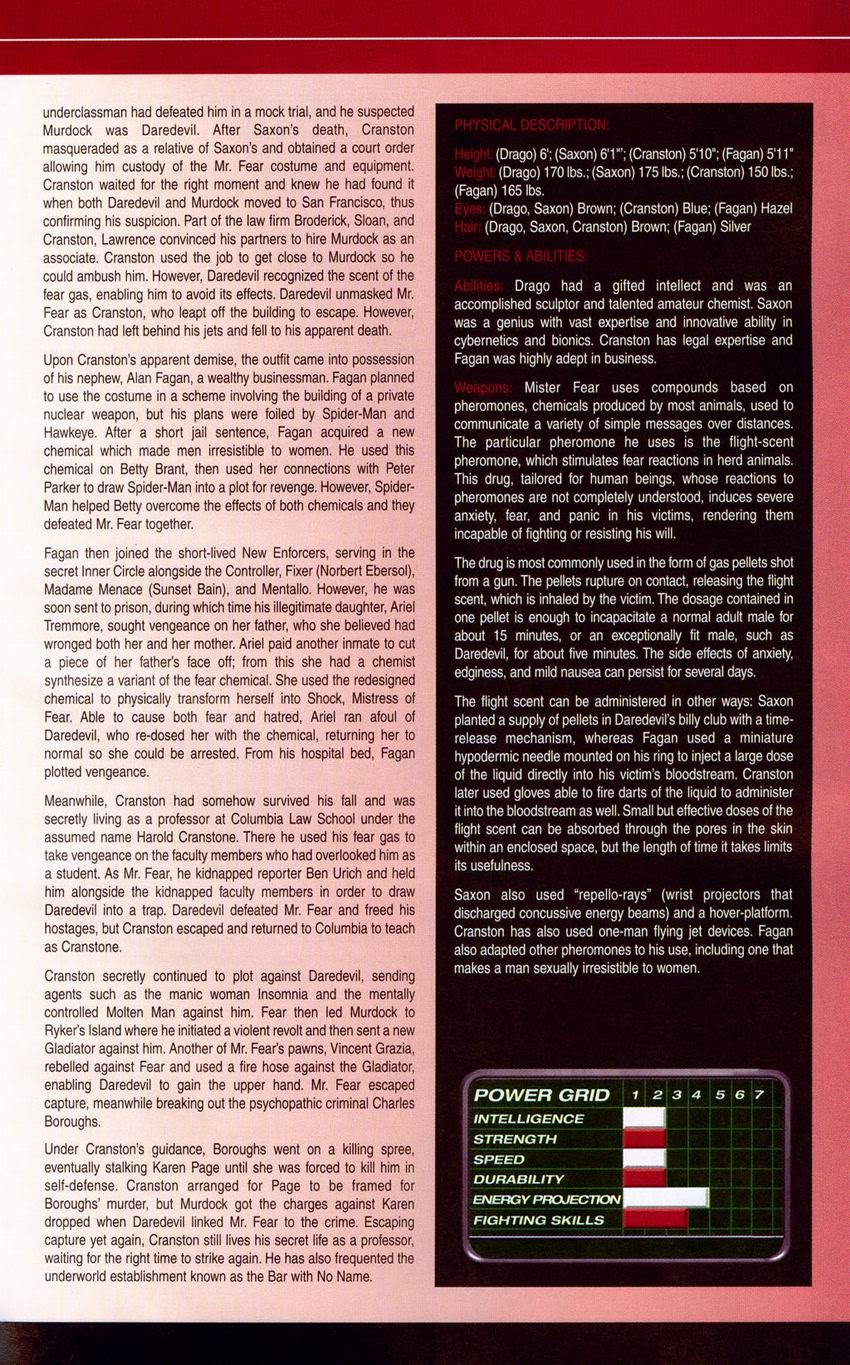 Official Handbook of the Marvel Universe: Daredevil 2004 issue Full - Page 30