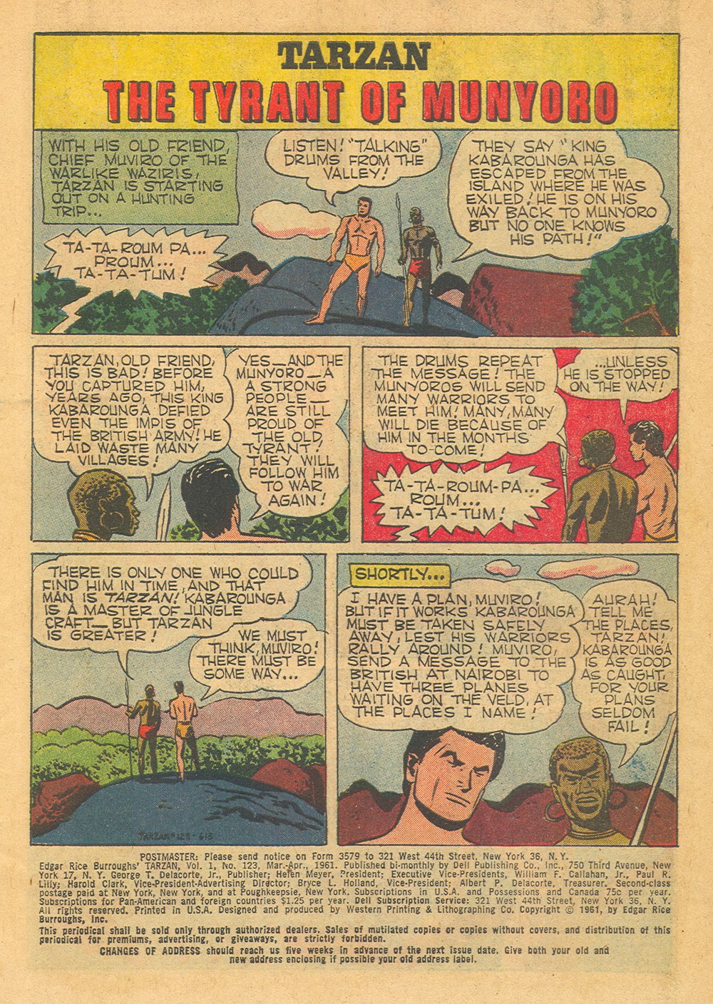 Read online Tarzan (1948) comic -  Issue #123 - 3