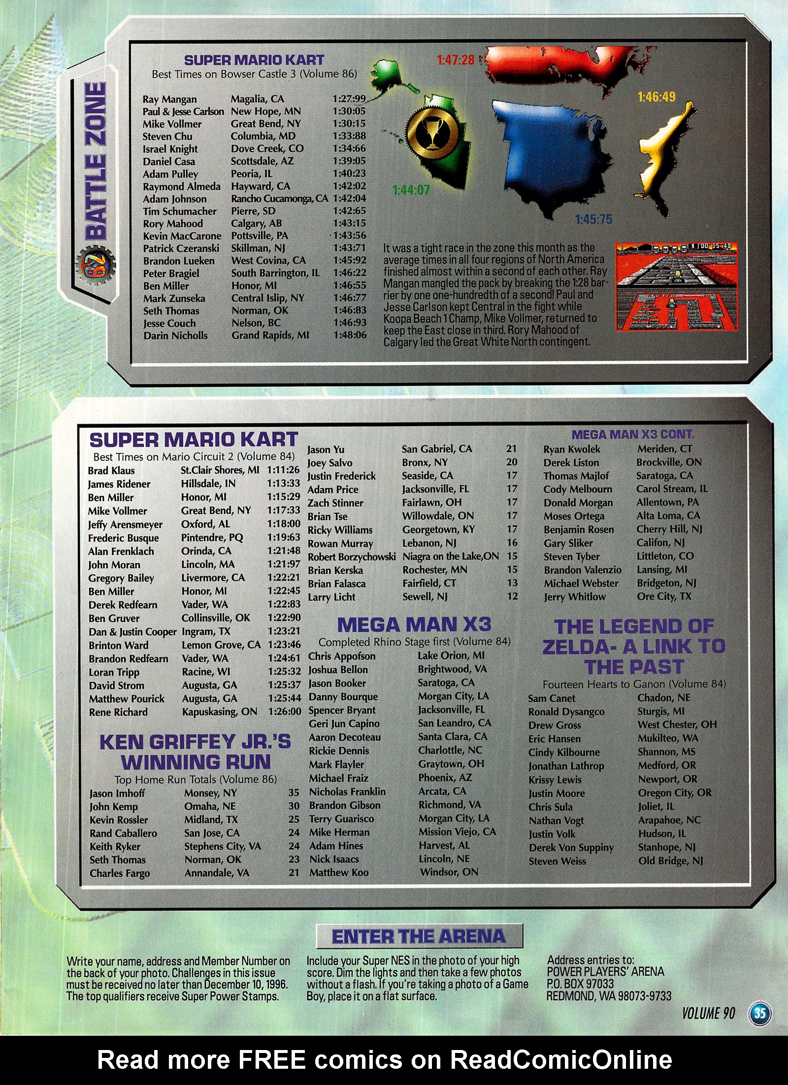 Read online Nintendo Power comic -  Issue #90 - 35