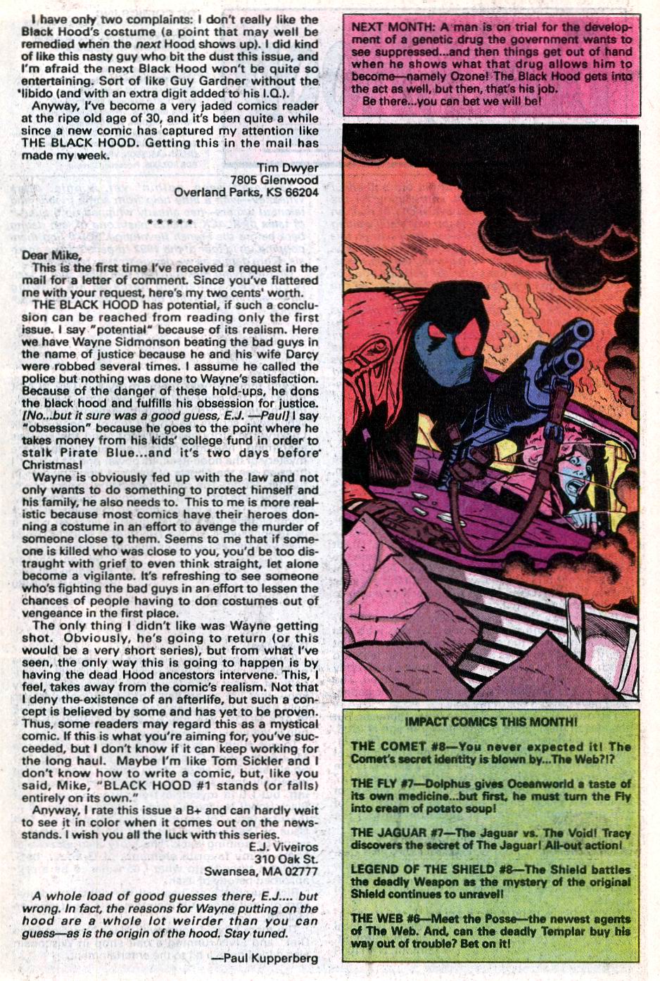 Read online The Black Hood (1991) comic -  Issue #3 - 25